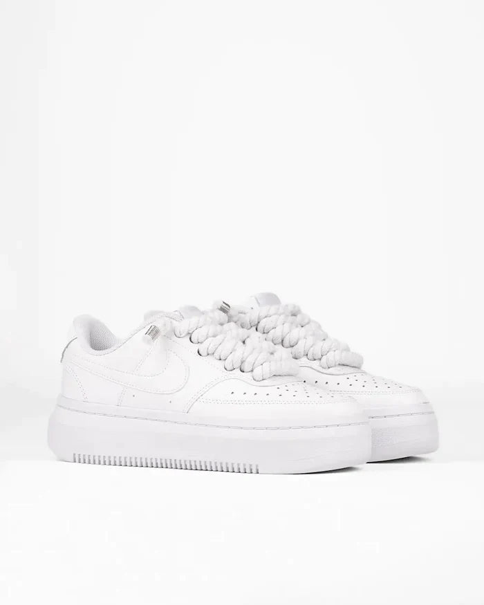NIKE COURT VISION PLATFORM - ROPE WHITE