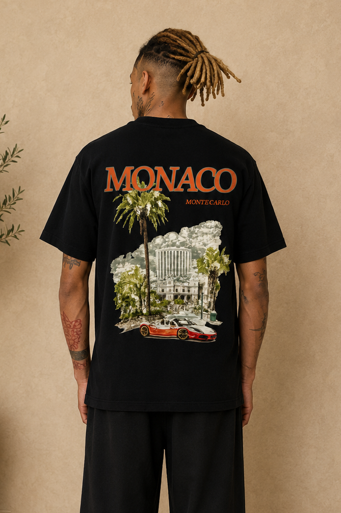 T-Shirt Monaco noir