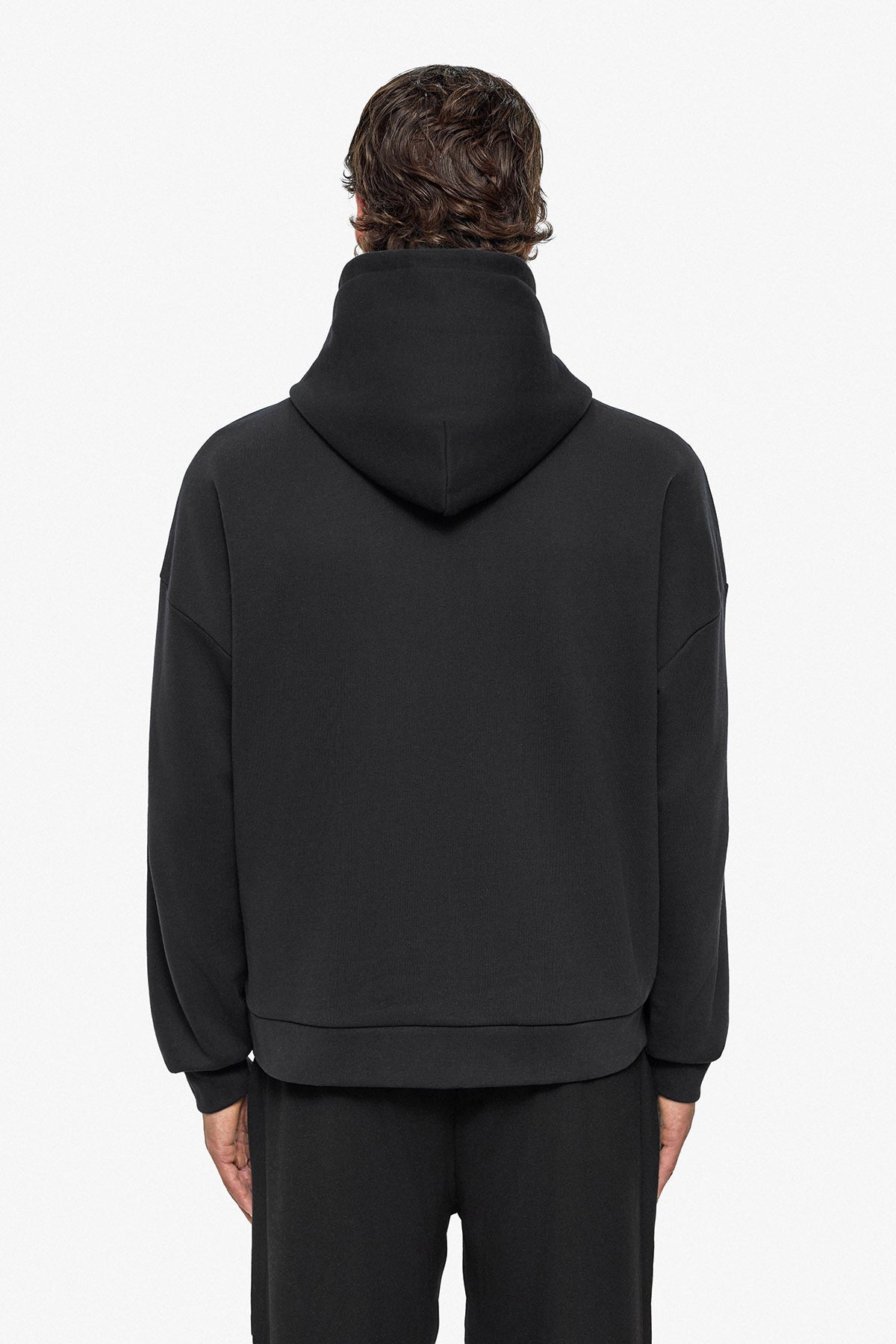 Veste capuche petit cœur noir