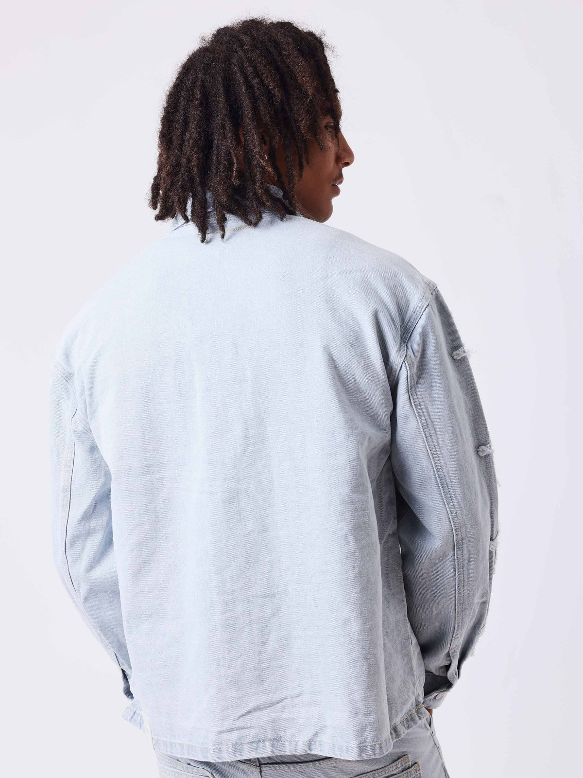 PXP - VESTE EN JEAN POLARIS BLEU CLAIR