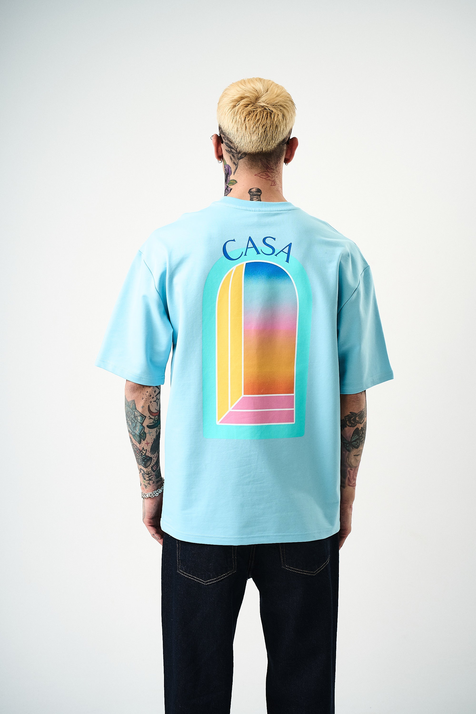 T-shirt Casa bleu