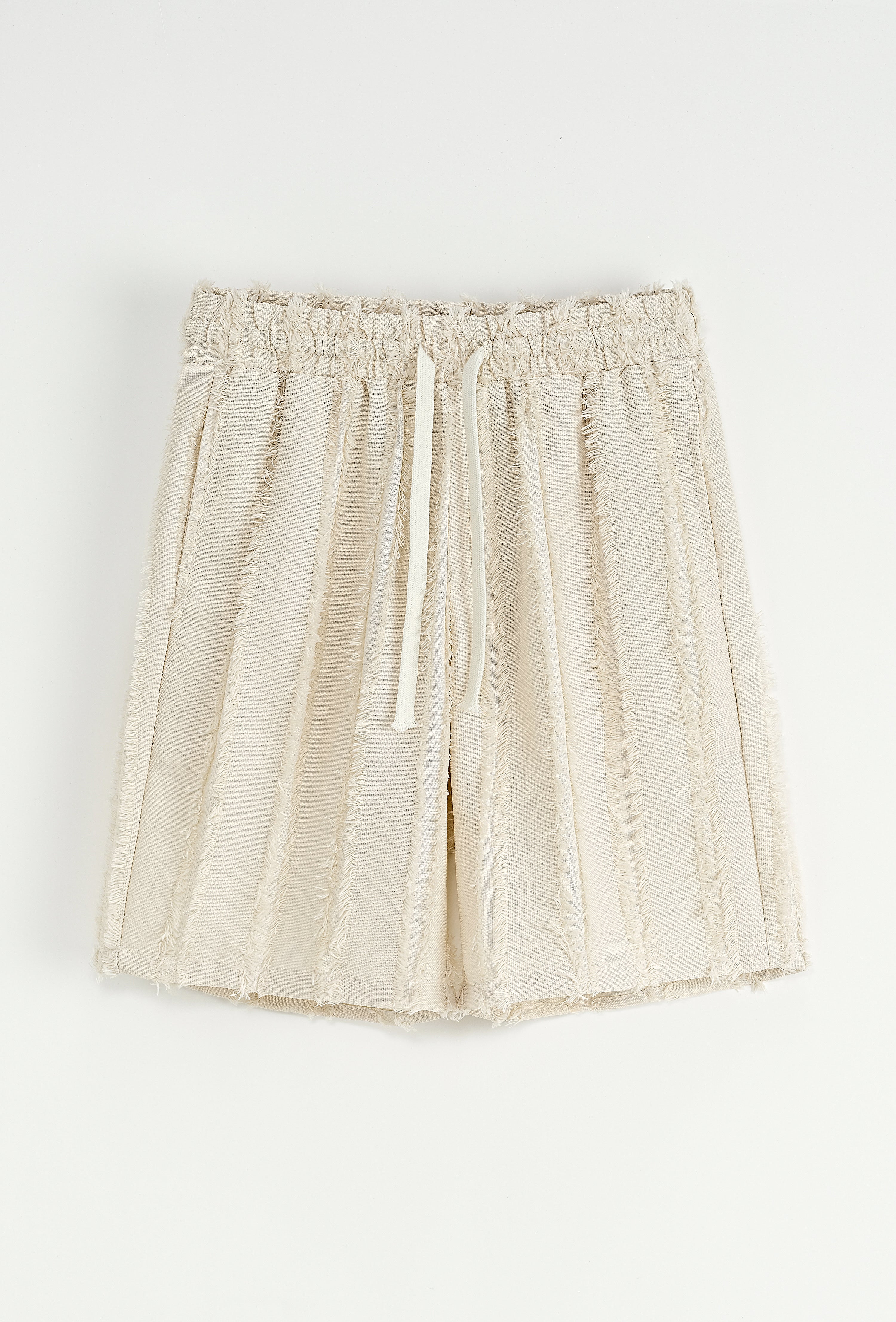 Ensemble Lisbone short + chemise beige