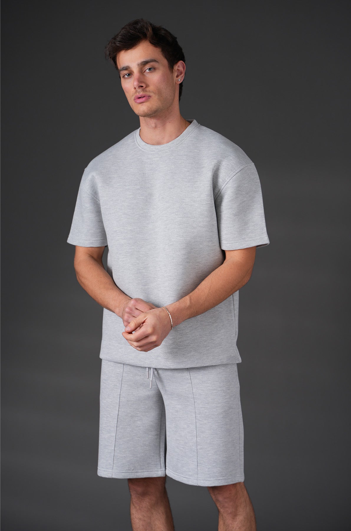 Ensemble short Néoprène gris