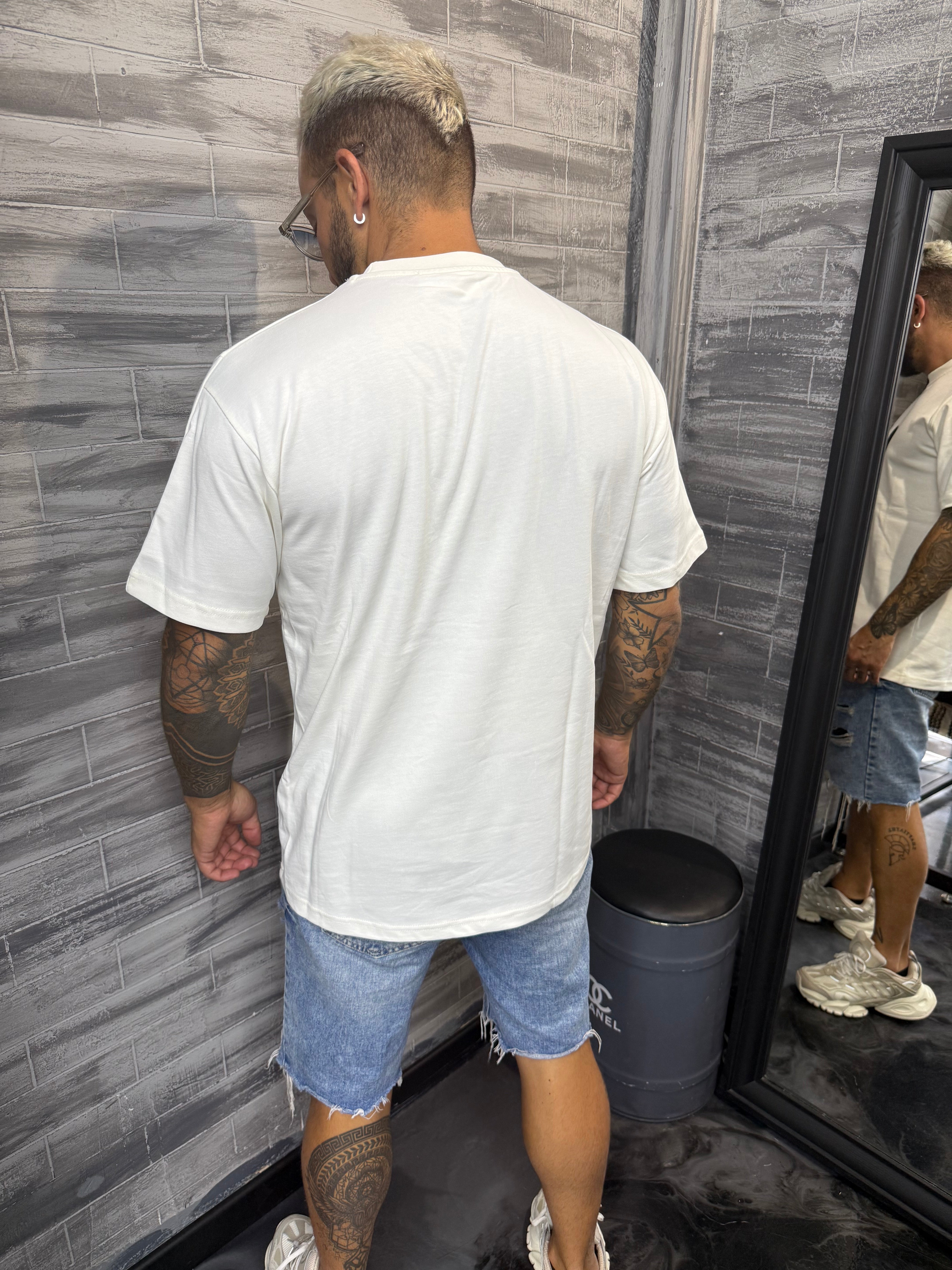 T-shirt Love Cœur blanc