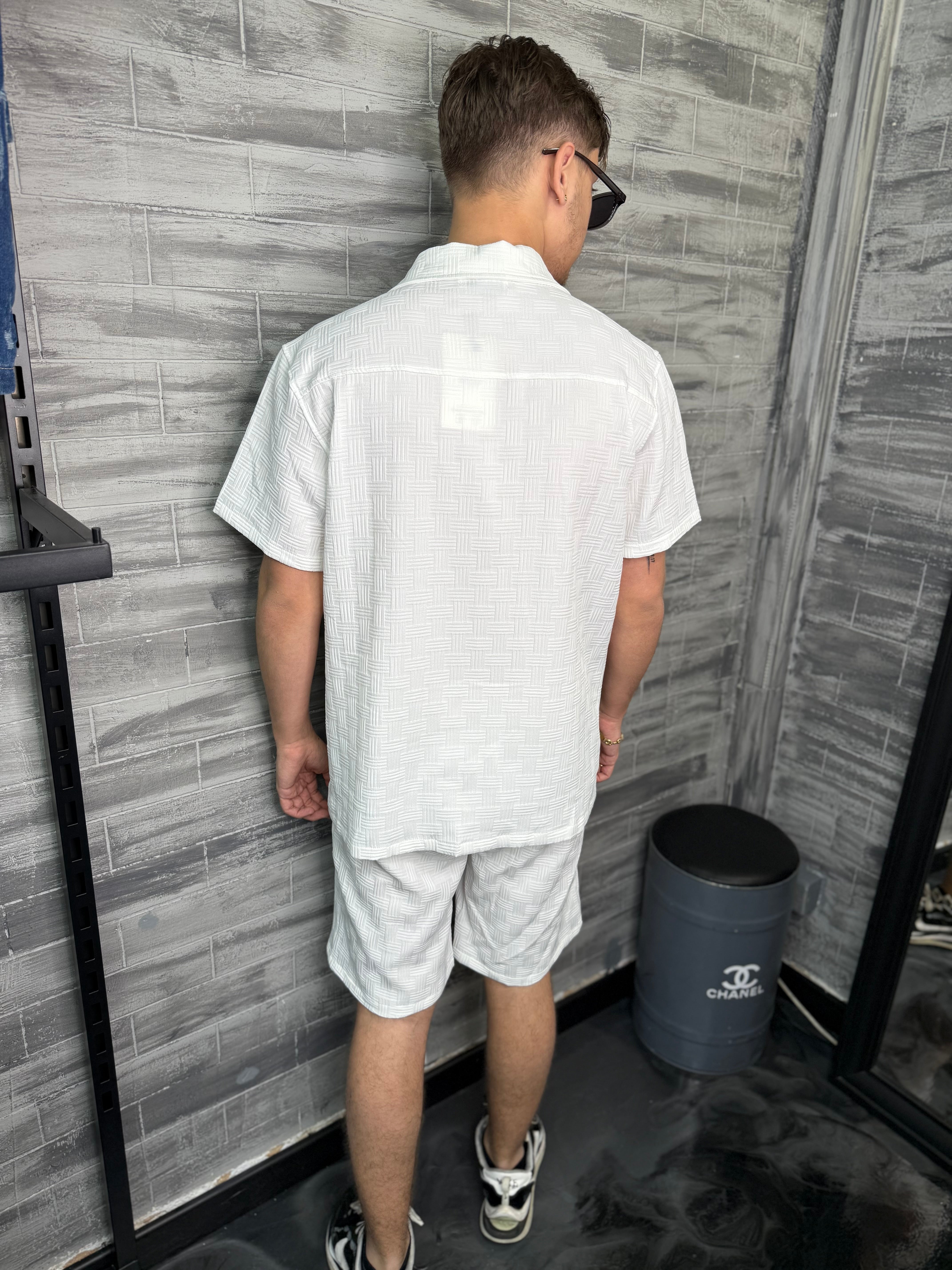 Ensemble Malta short + chemise blanc