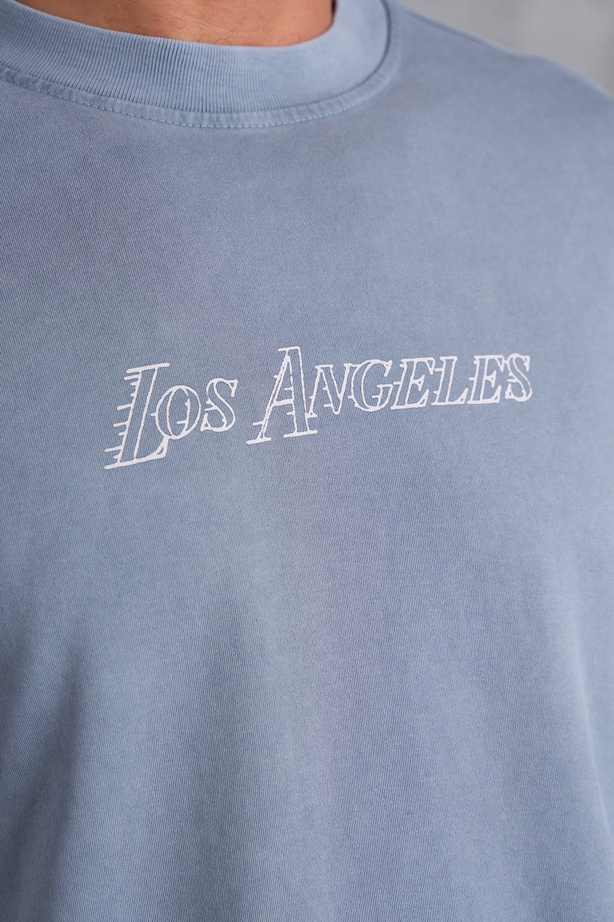 T-Shirt Los Angeles gris clair