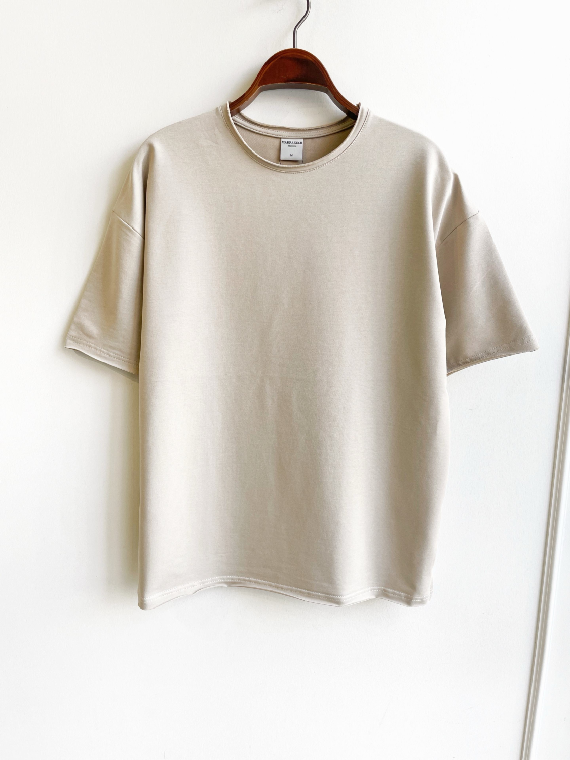 T-shirt Oversize uni beige