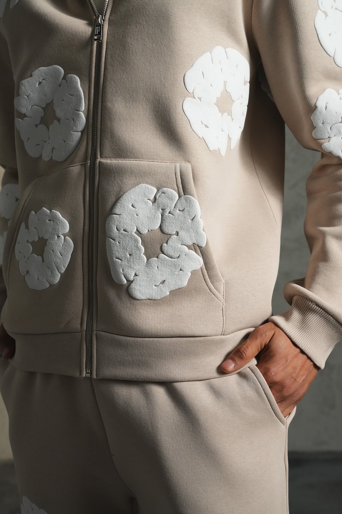 Ensemble veste Tears beige