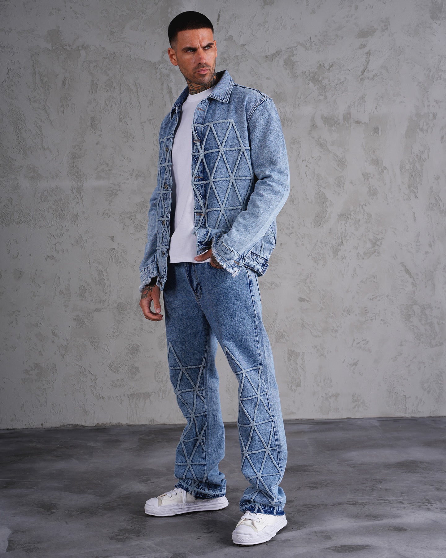 Ensemble Jean flare + Veste