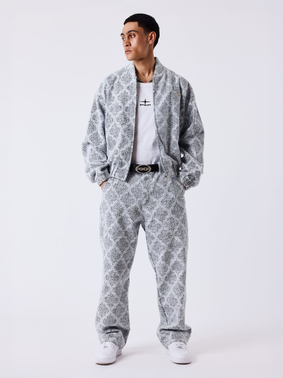 PXP - PANTALON GRIS MOTIF CARREAUX MOUNTAIN