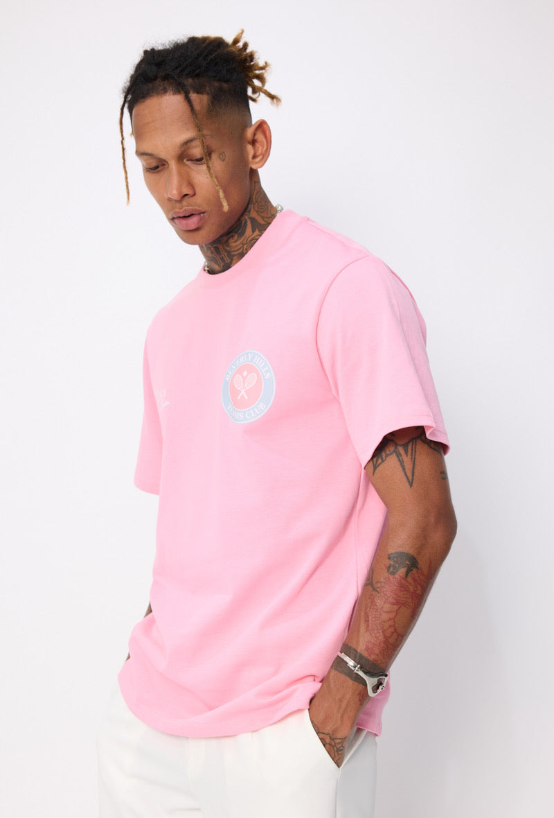 T-shirt Beverly Hills rose