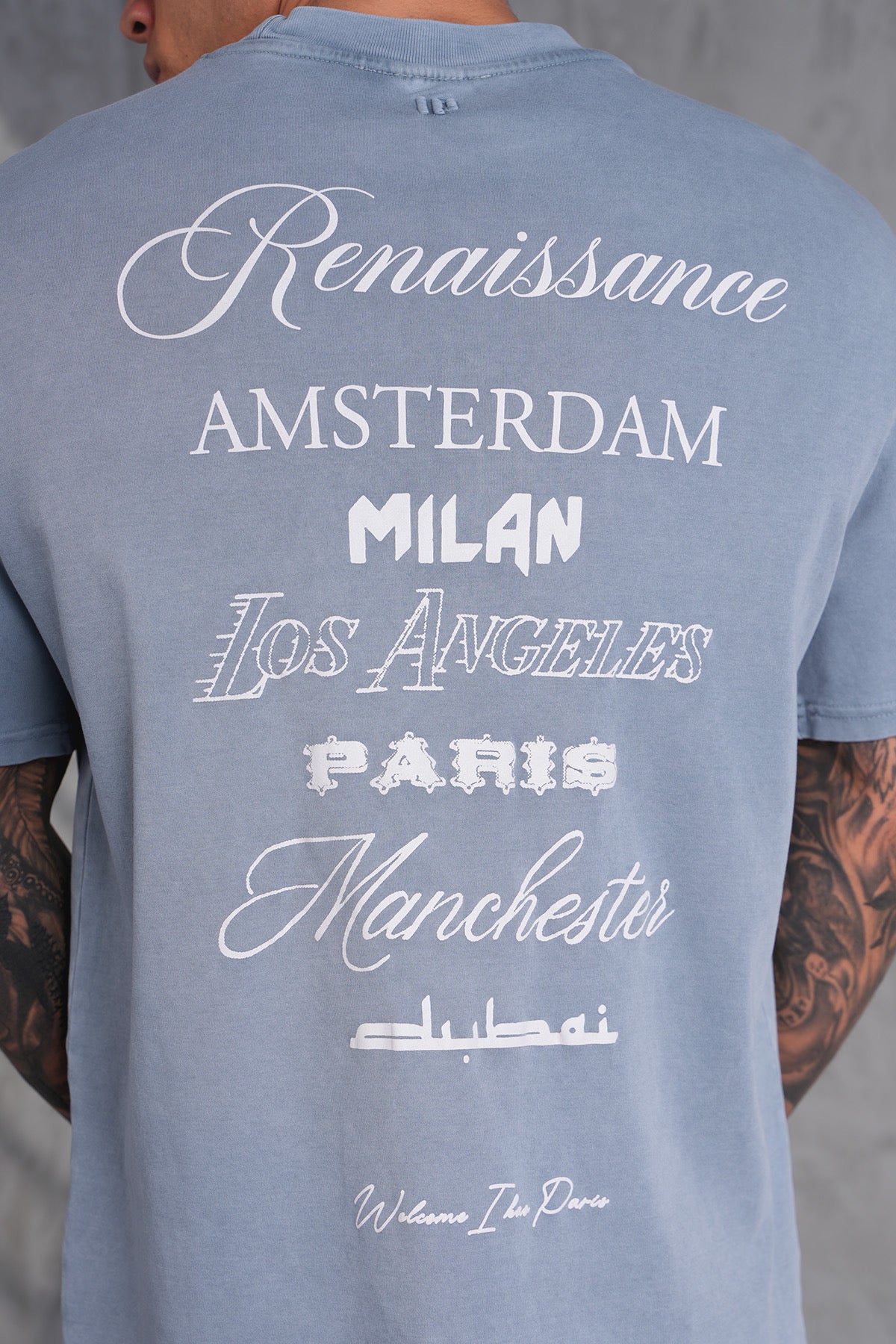 T-Shirt Los Angeles gris clair