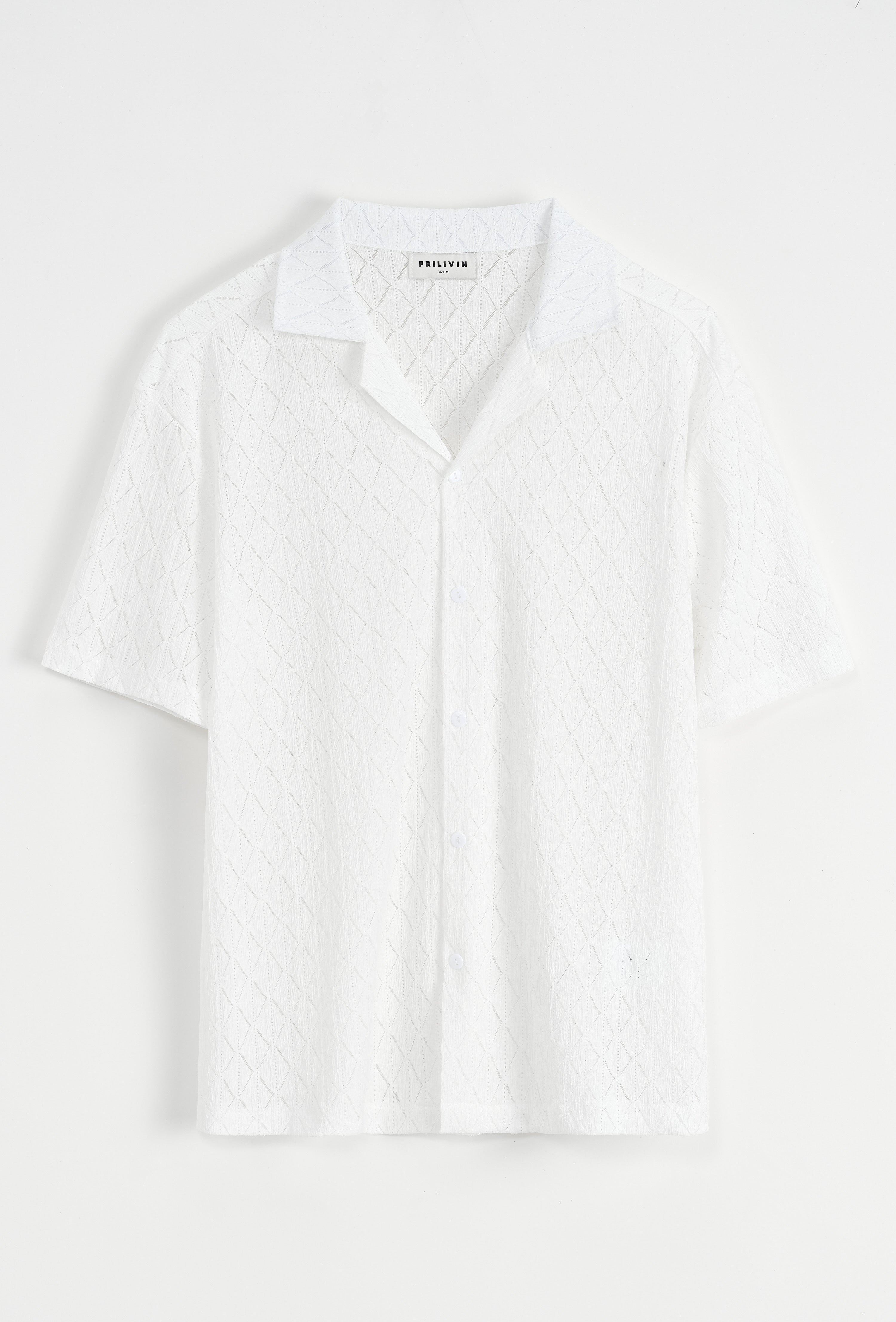 Chemise Roma M. courte blanche