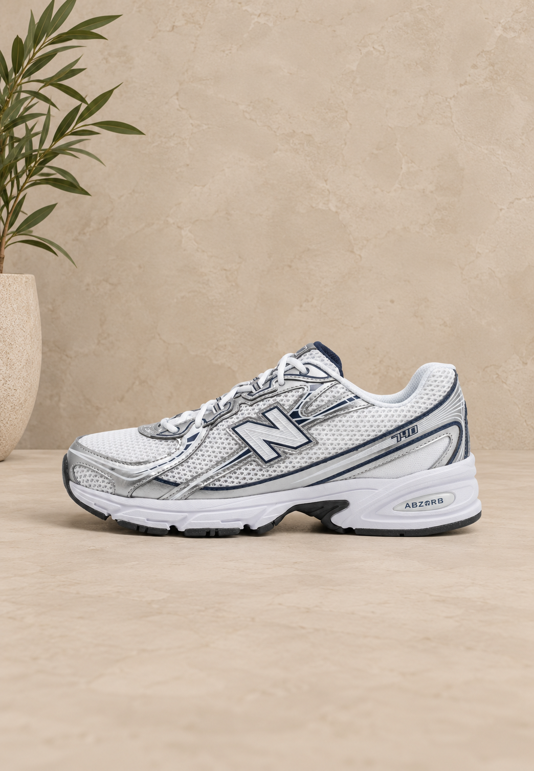 New Balance - U740 blanche grise