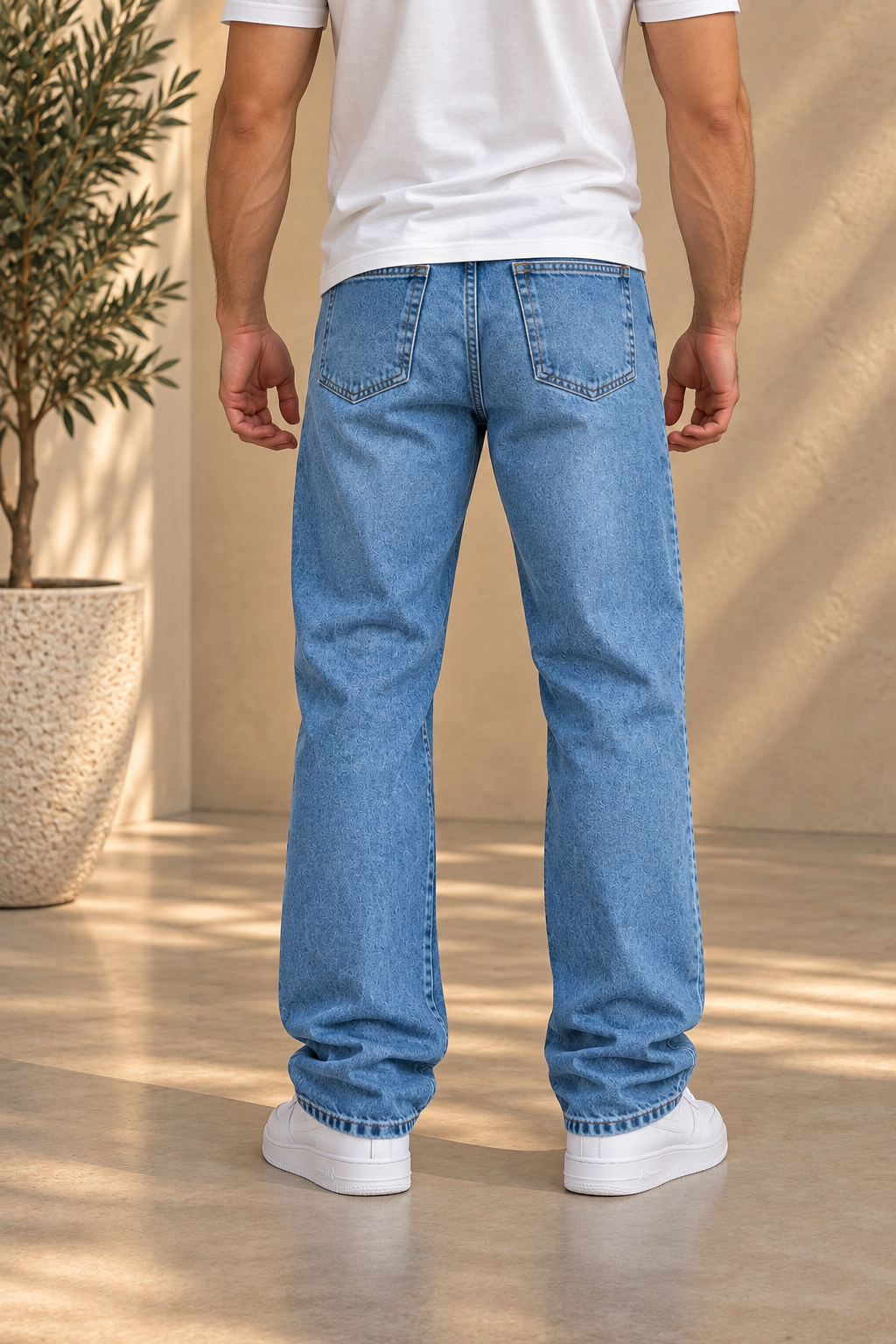 Jean regular / large bleu