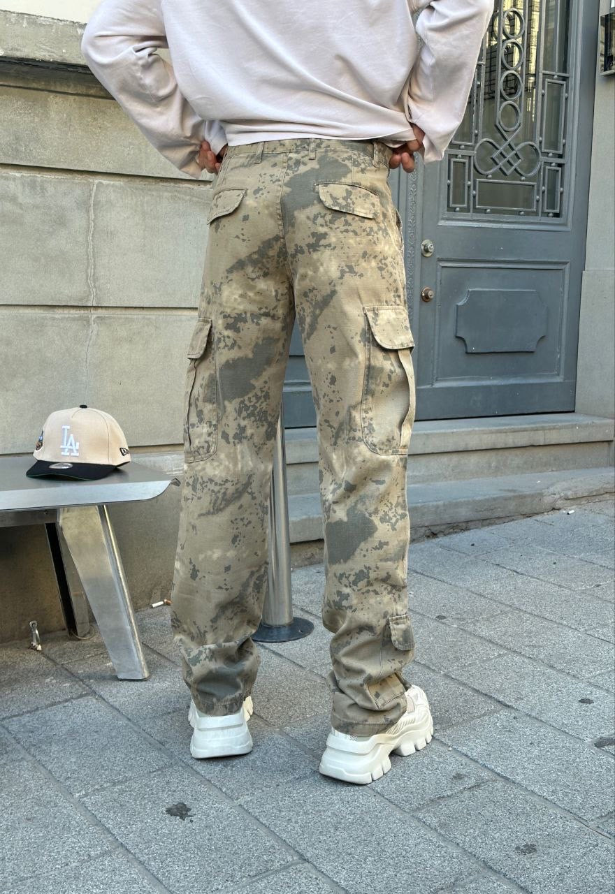 Pantalon cargo camo 302