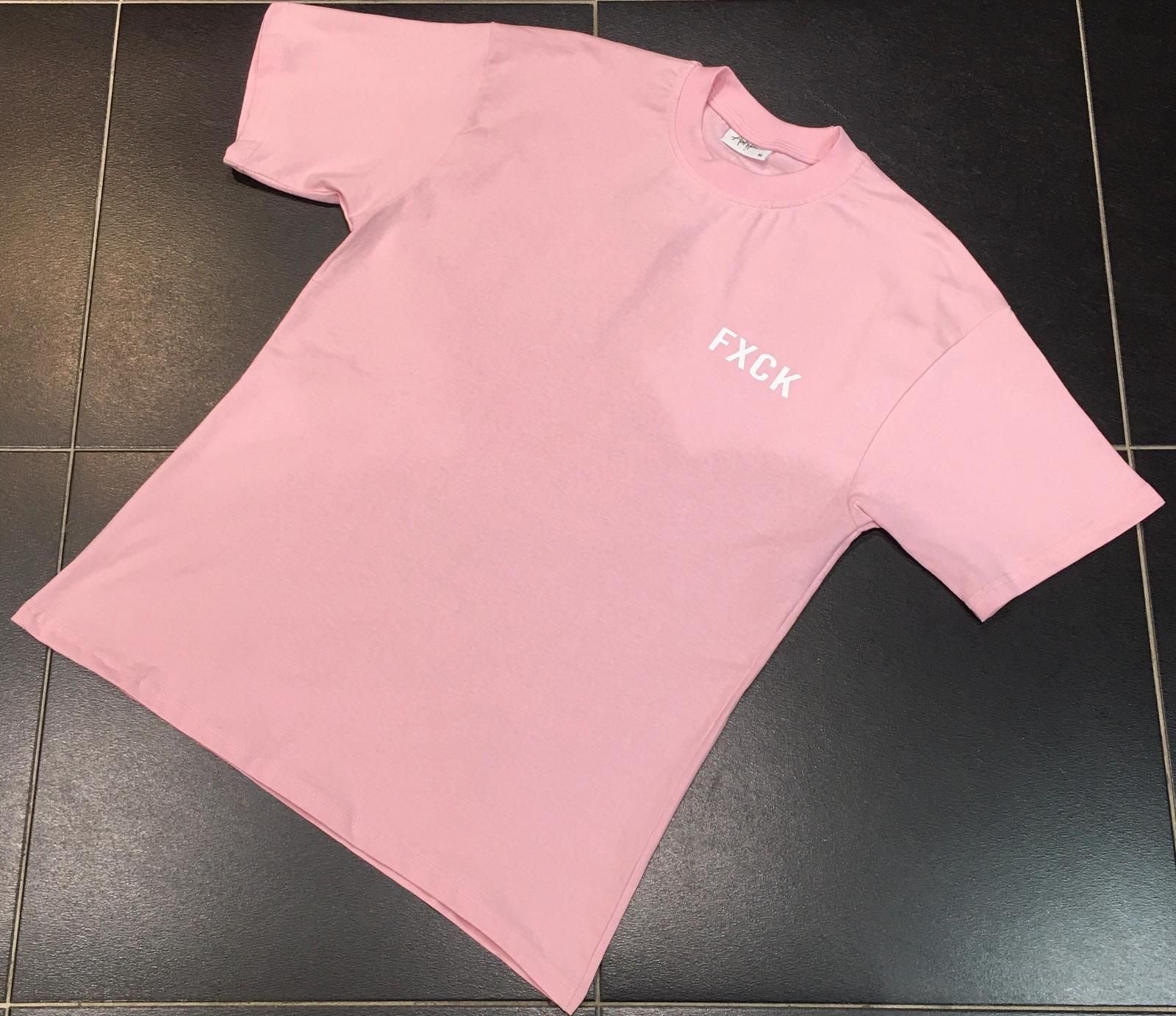 T-shirt Rose Fuck les marques