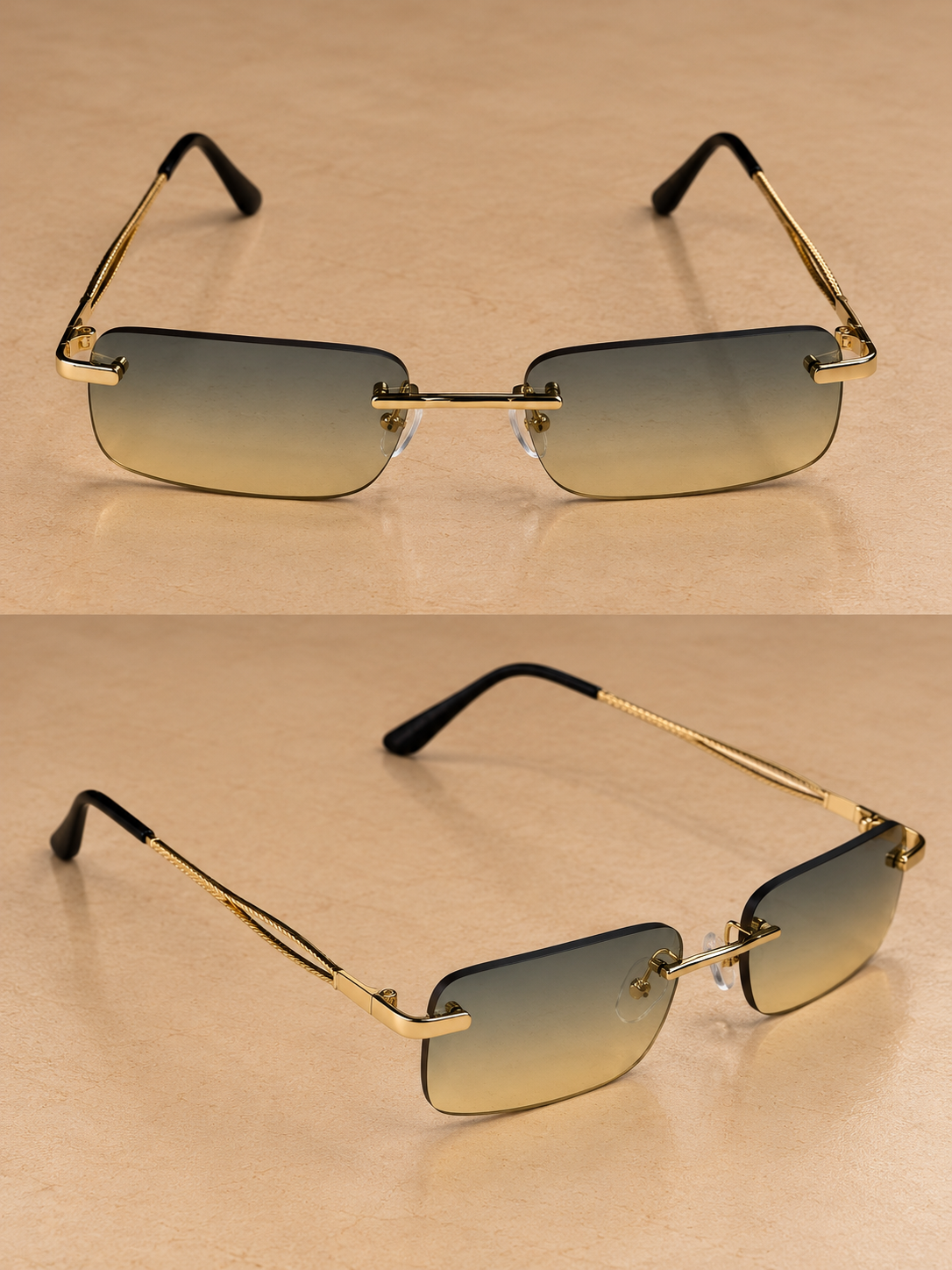 Lunette Ninho torsadée marron