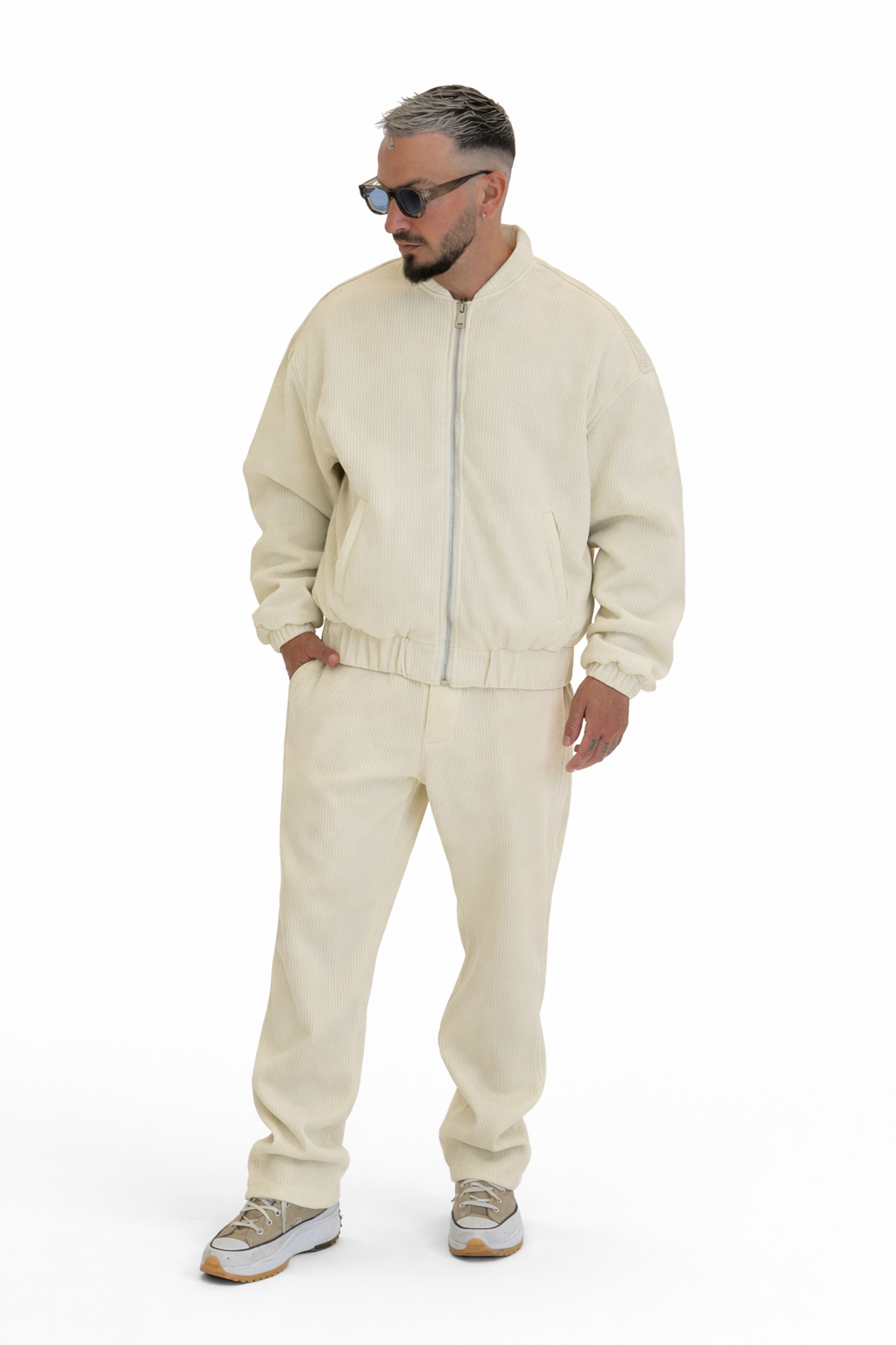 Ensemble velvet beige