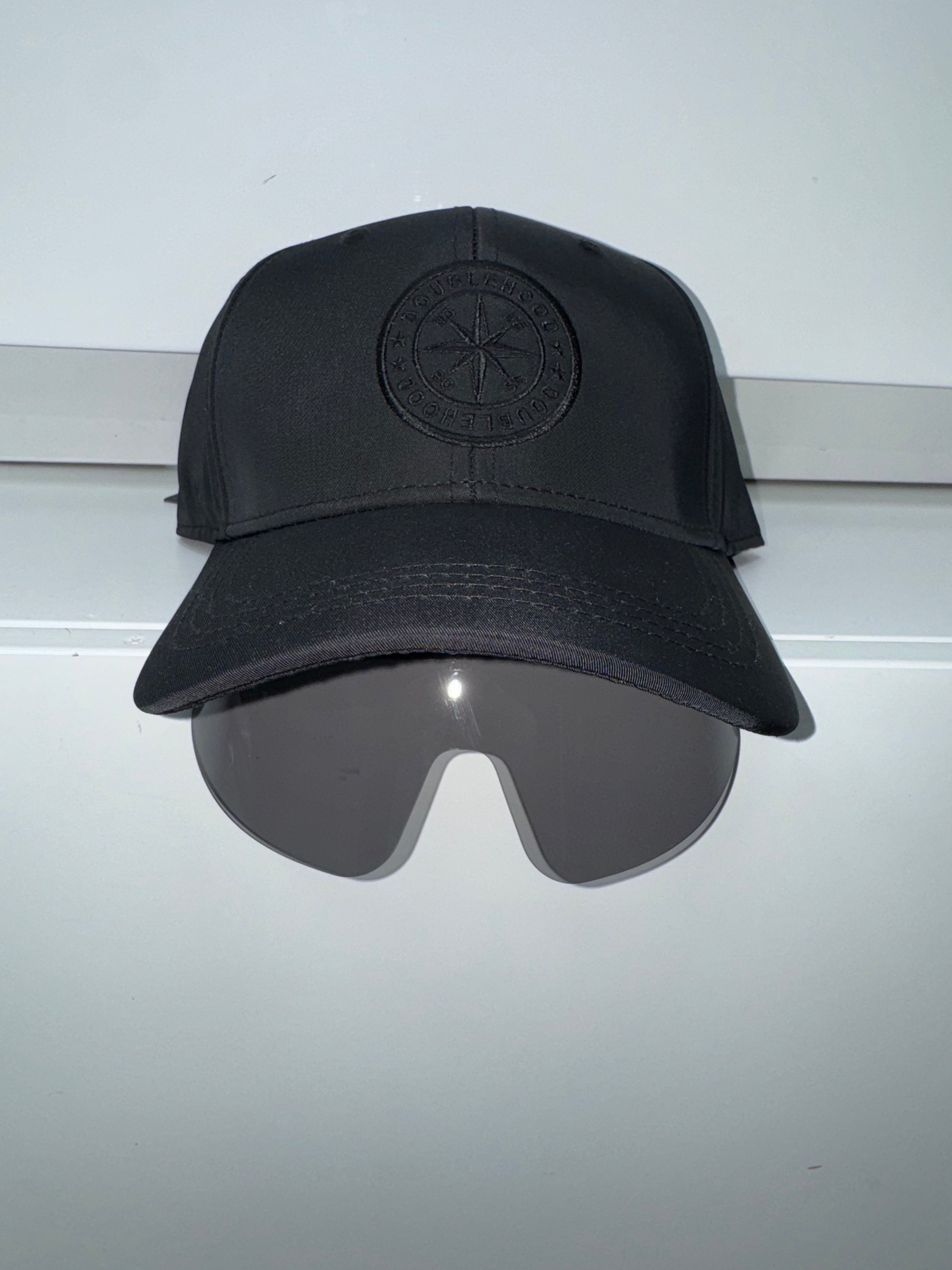 Doublehood - Casquette lunettes noir silver