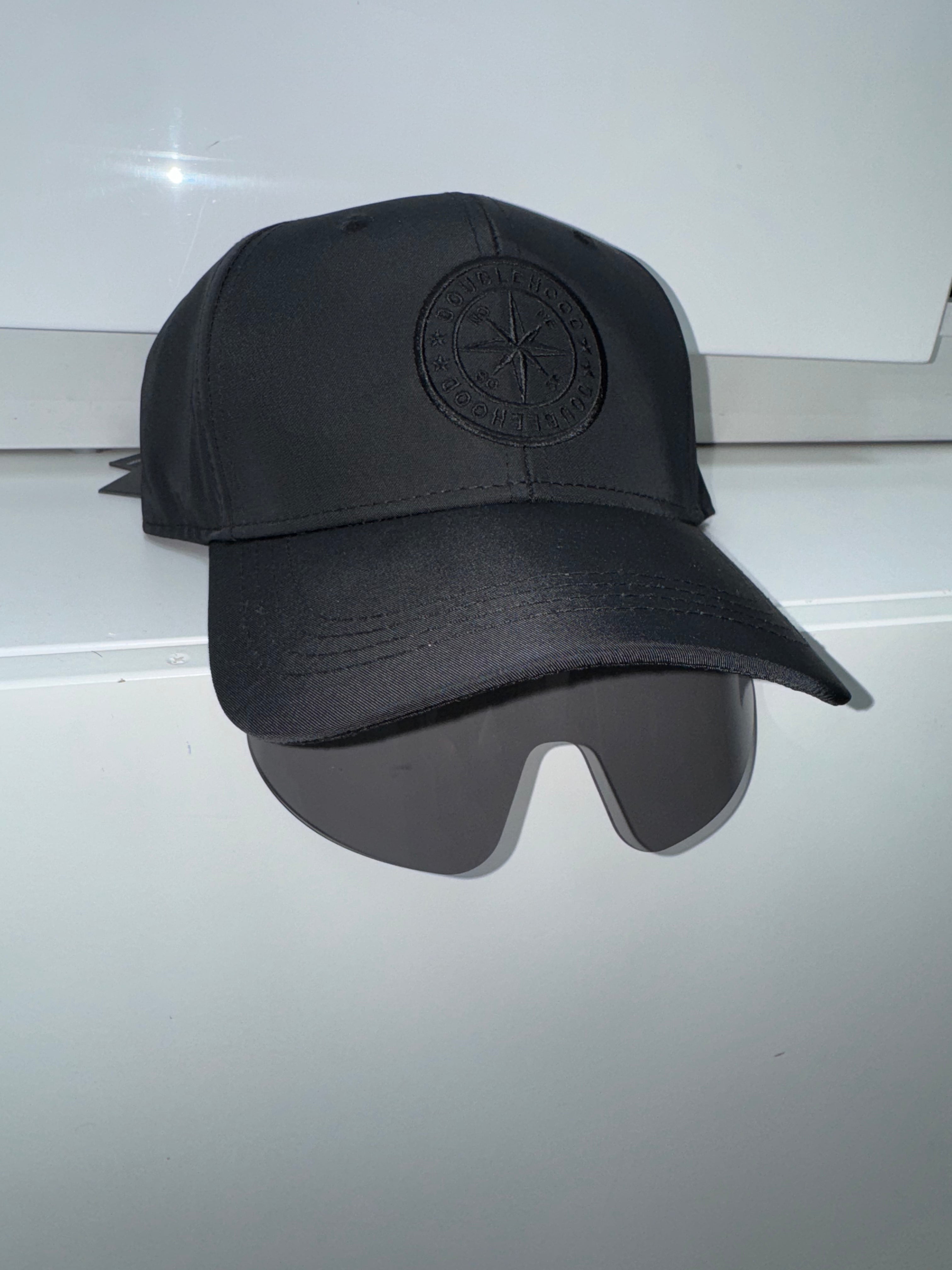 Doublehood - Casquette lunettes noir silver