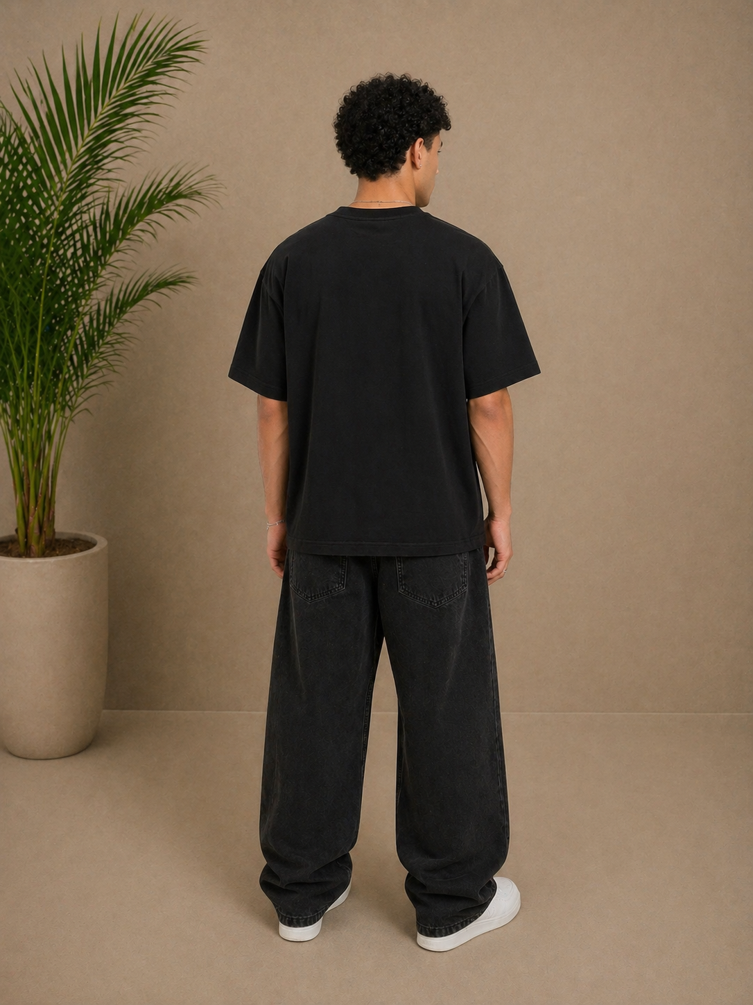 T-shirt oversize RESPIRE noir