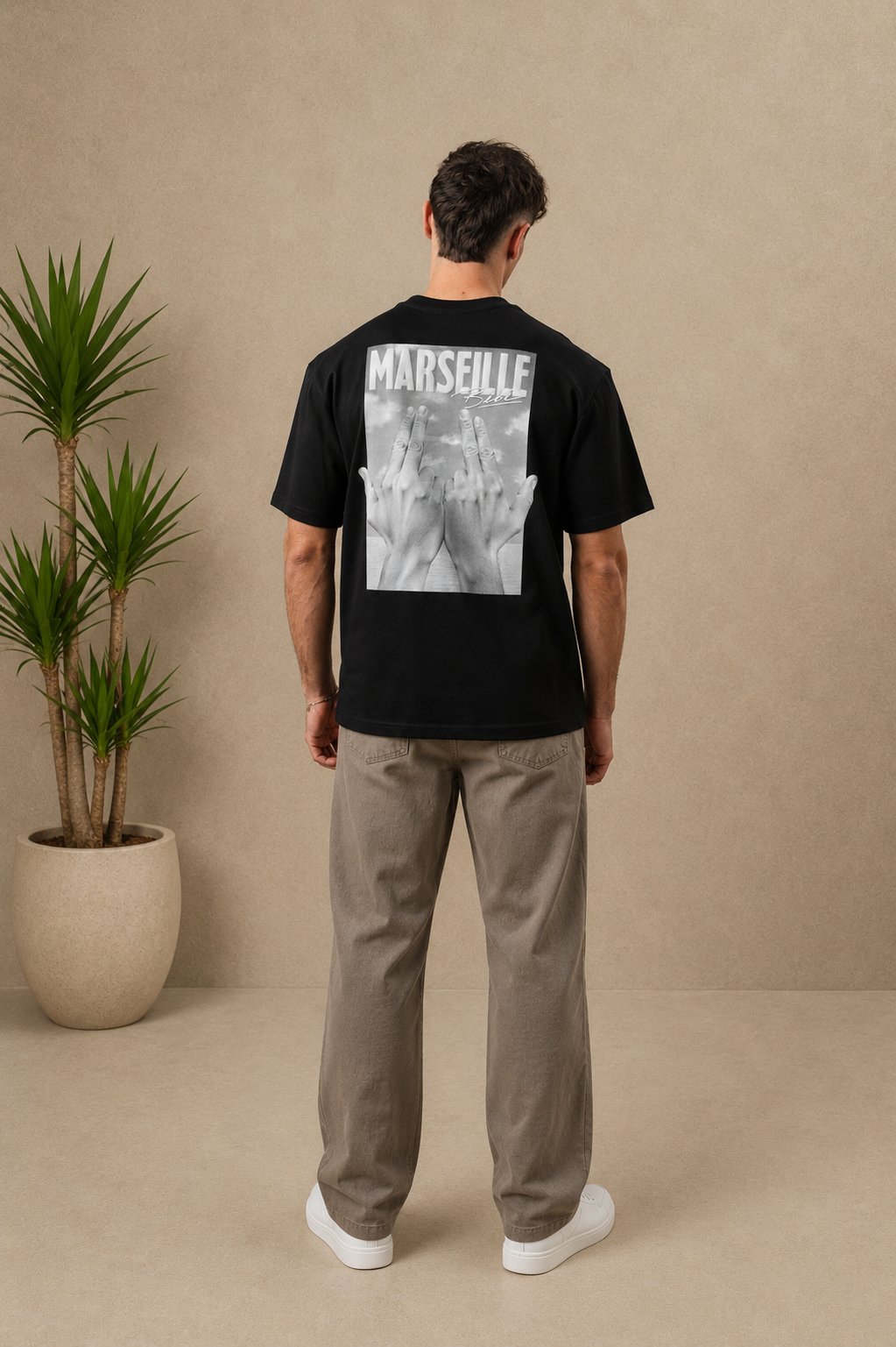 T-Shirt Marseille Jul noir