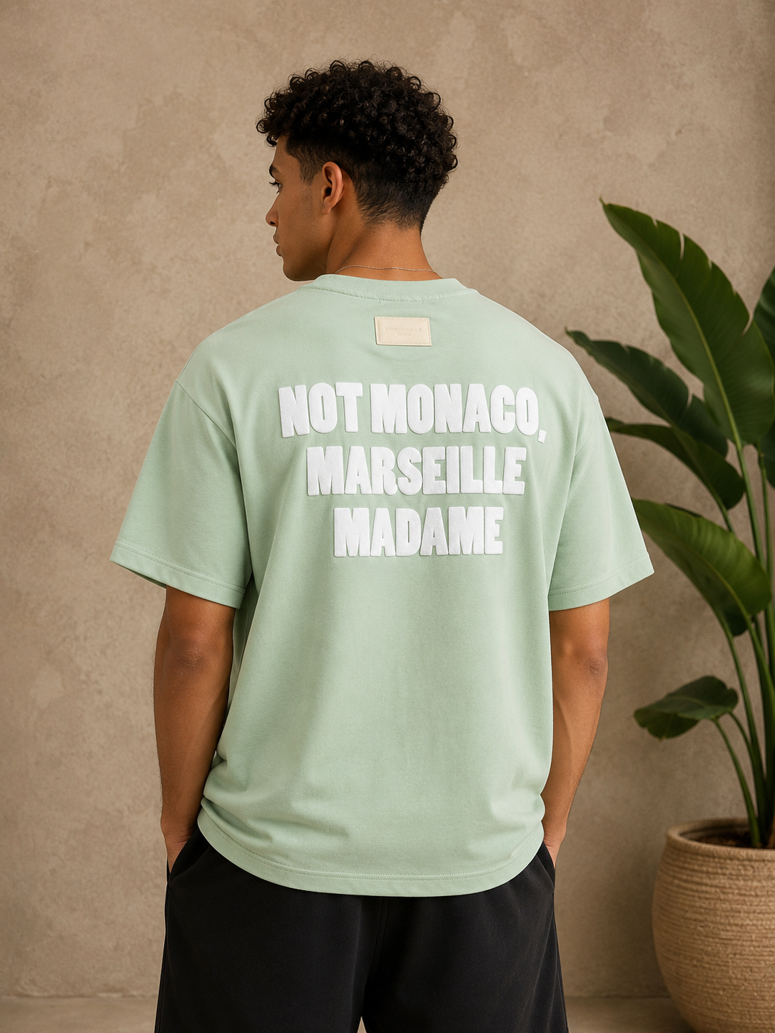 T-shirt Marseille Madame vert d’eau