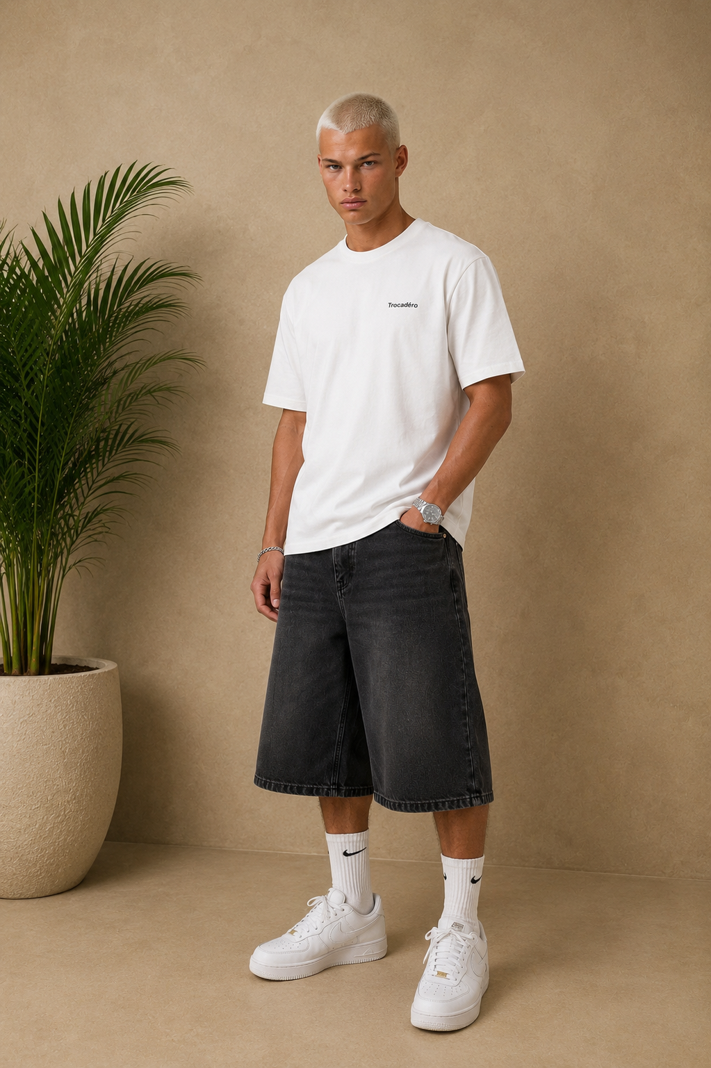 T-shirt Trocadero blanc