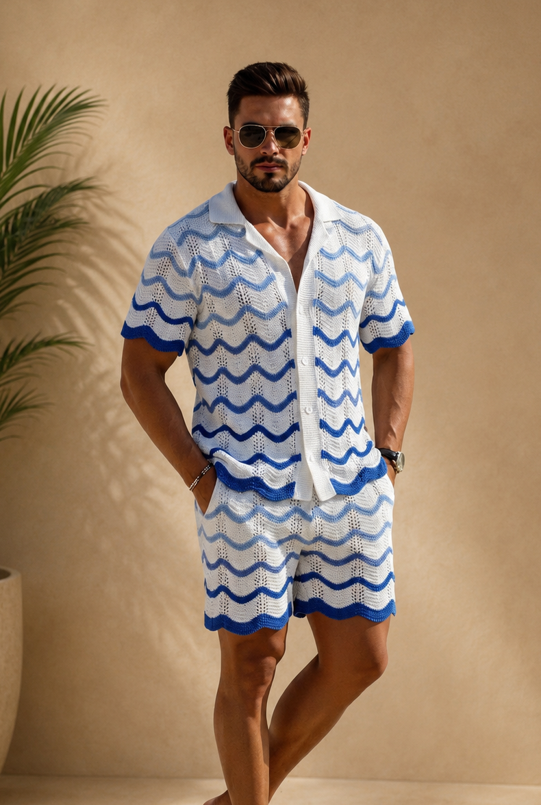 Ensemble Riviera bleu