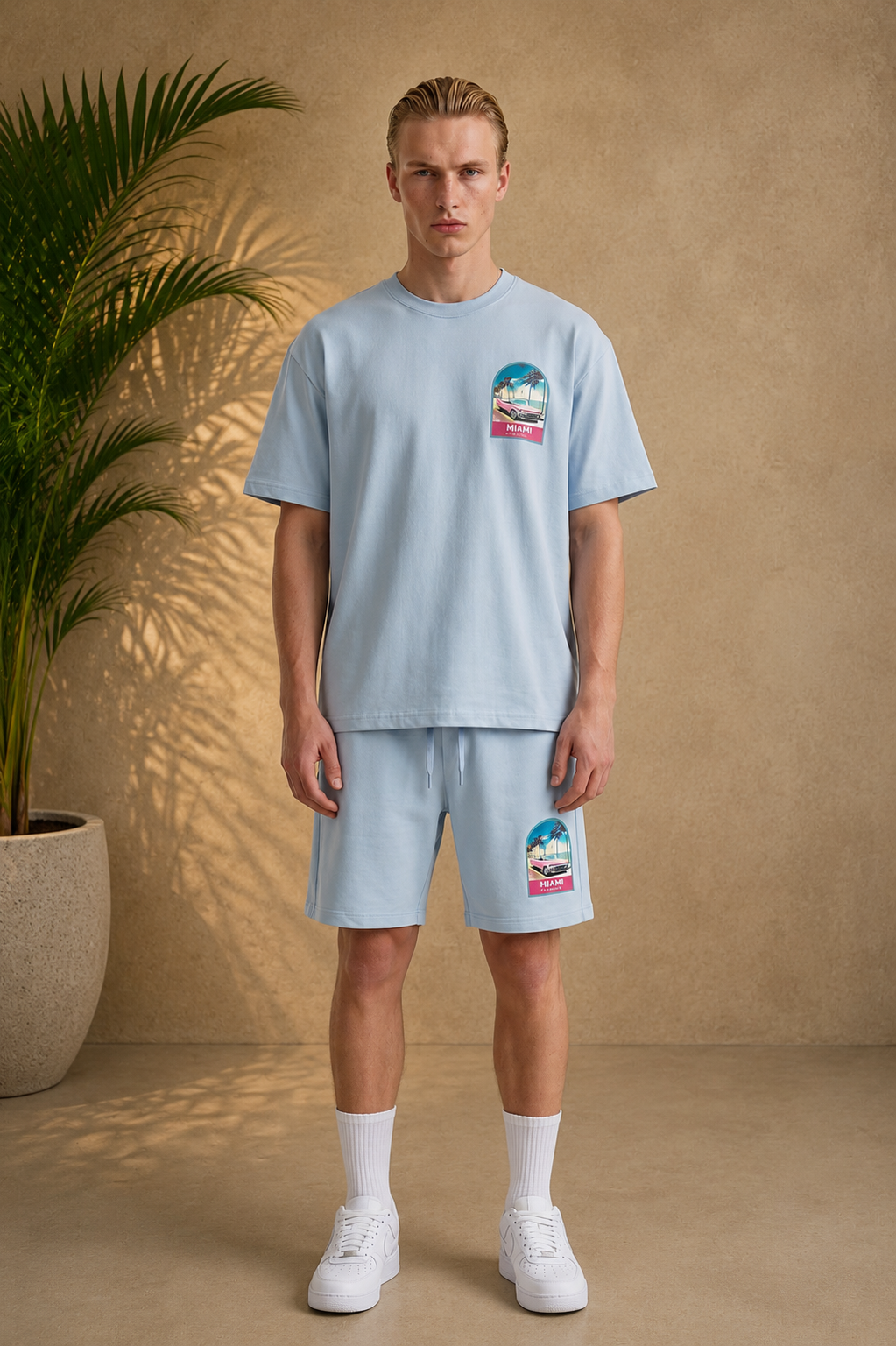 Ensemble Miami Florida bleu