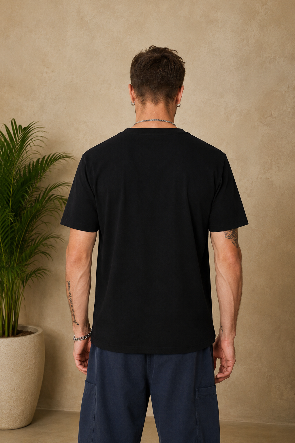 T-shirt uni noir