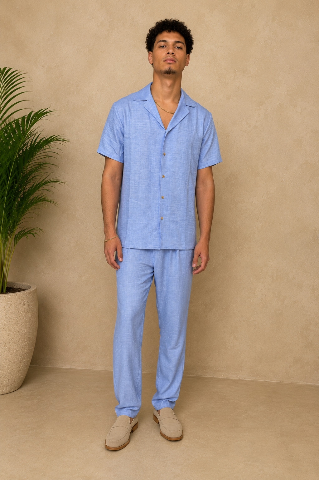 Ensemble Ibiza Lin bleu