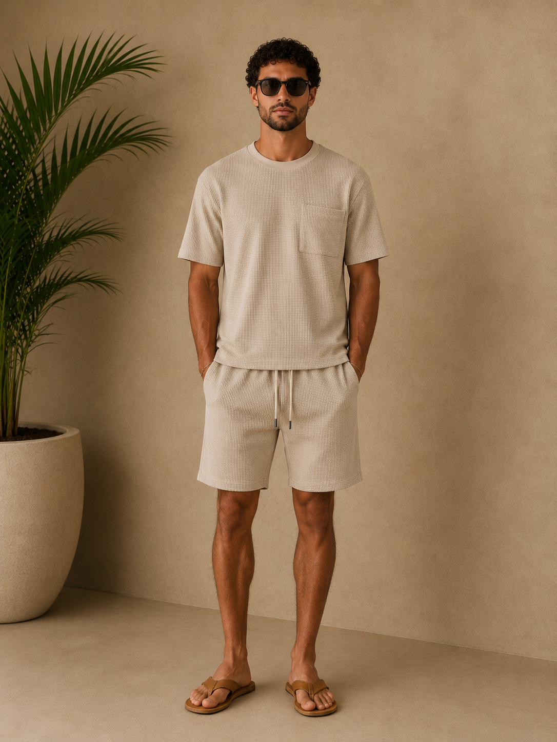 Ensemble Milano beige