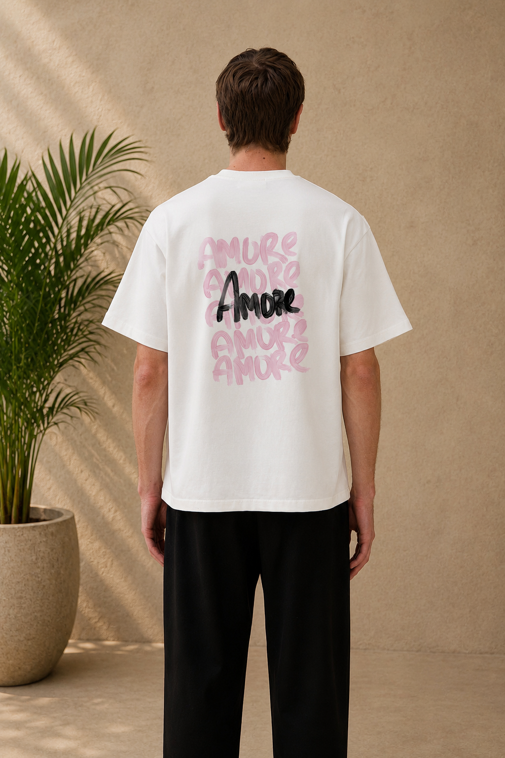 T-shirt Amore blanc