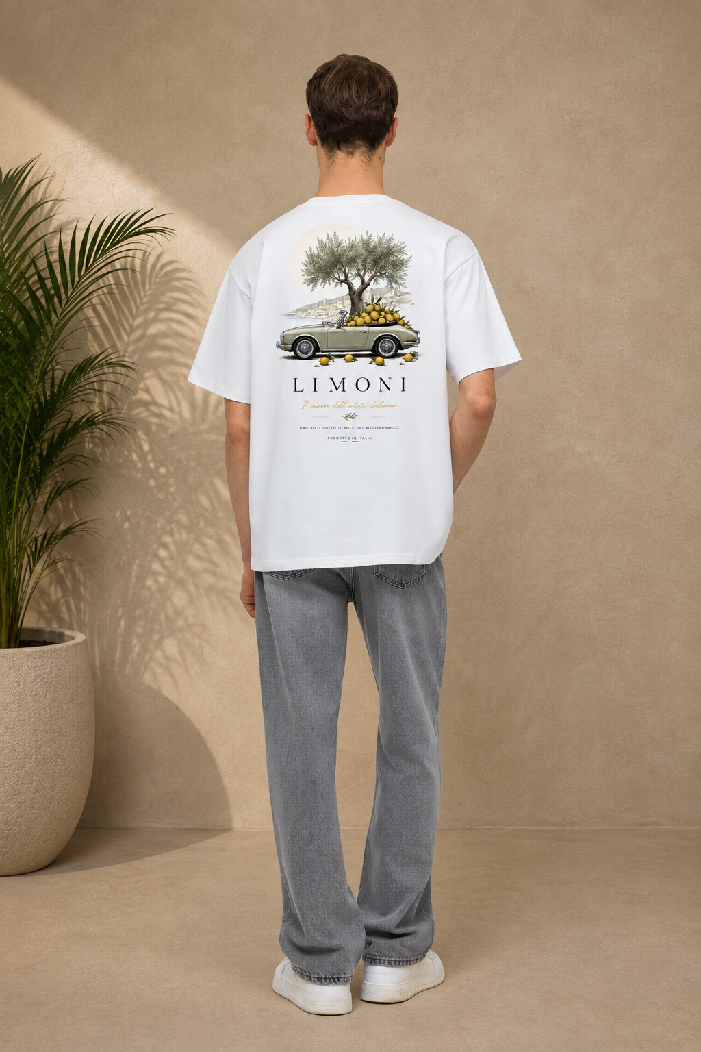 T-shirt Limoni blanc