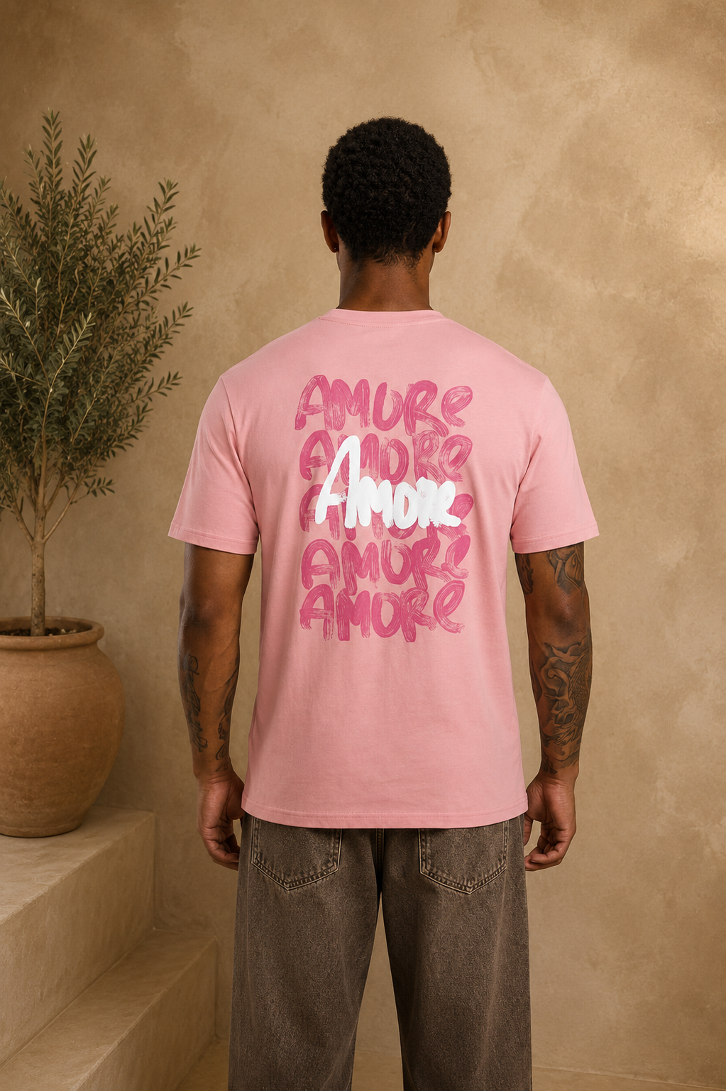 T-shirt Amore Mio rose