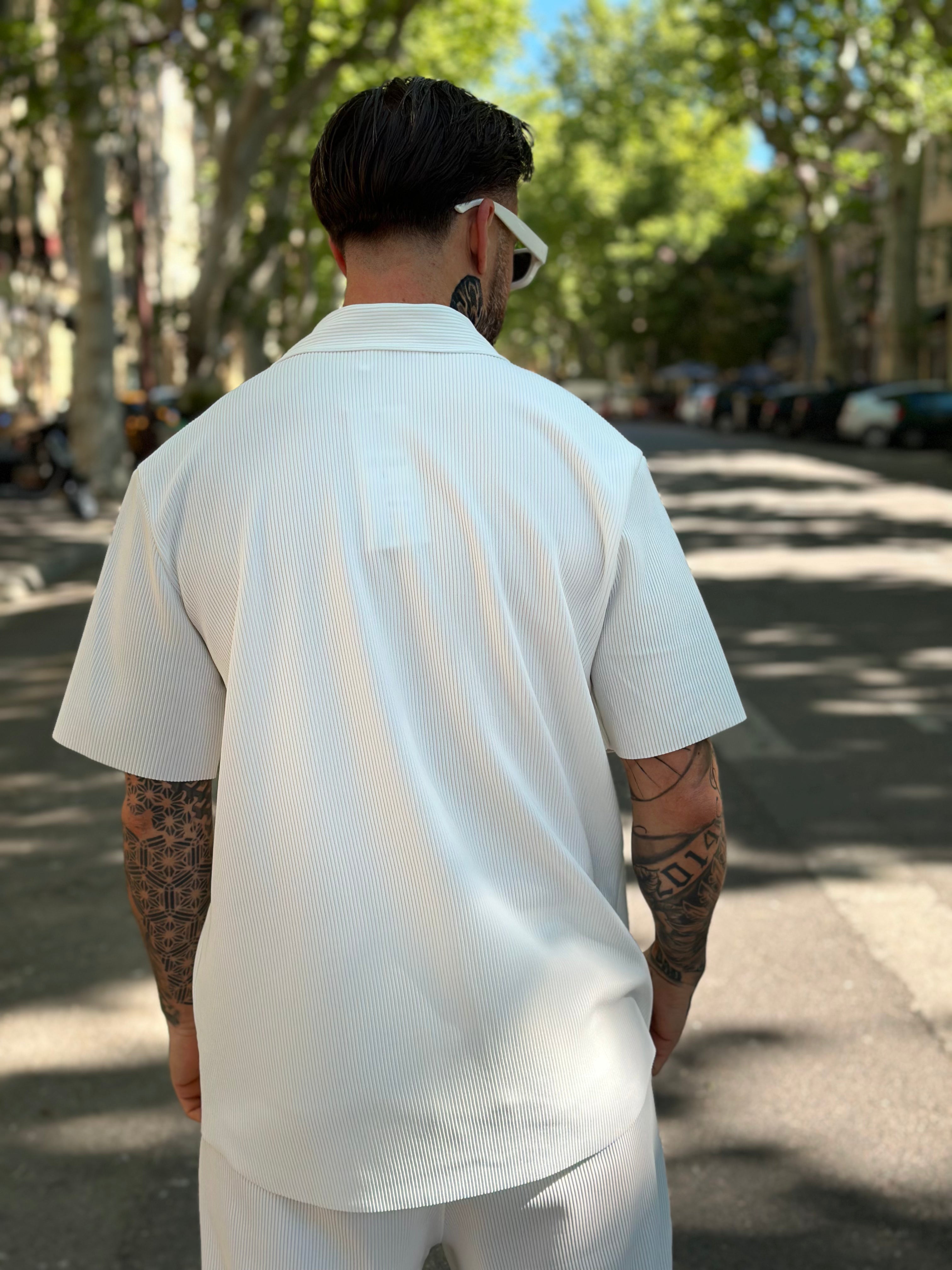 Ensemble Pablo Chemise pantalon Blanc