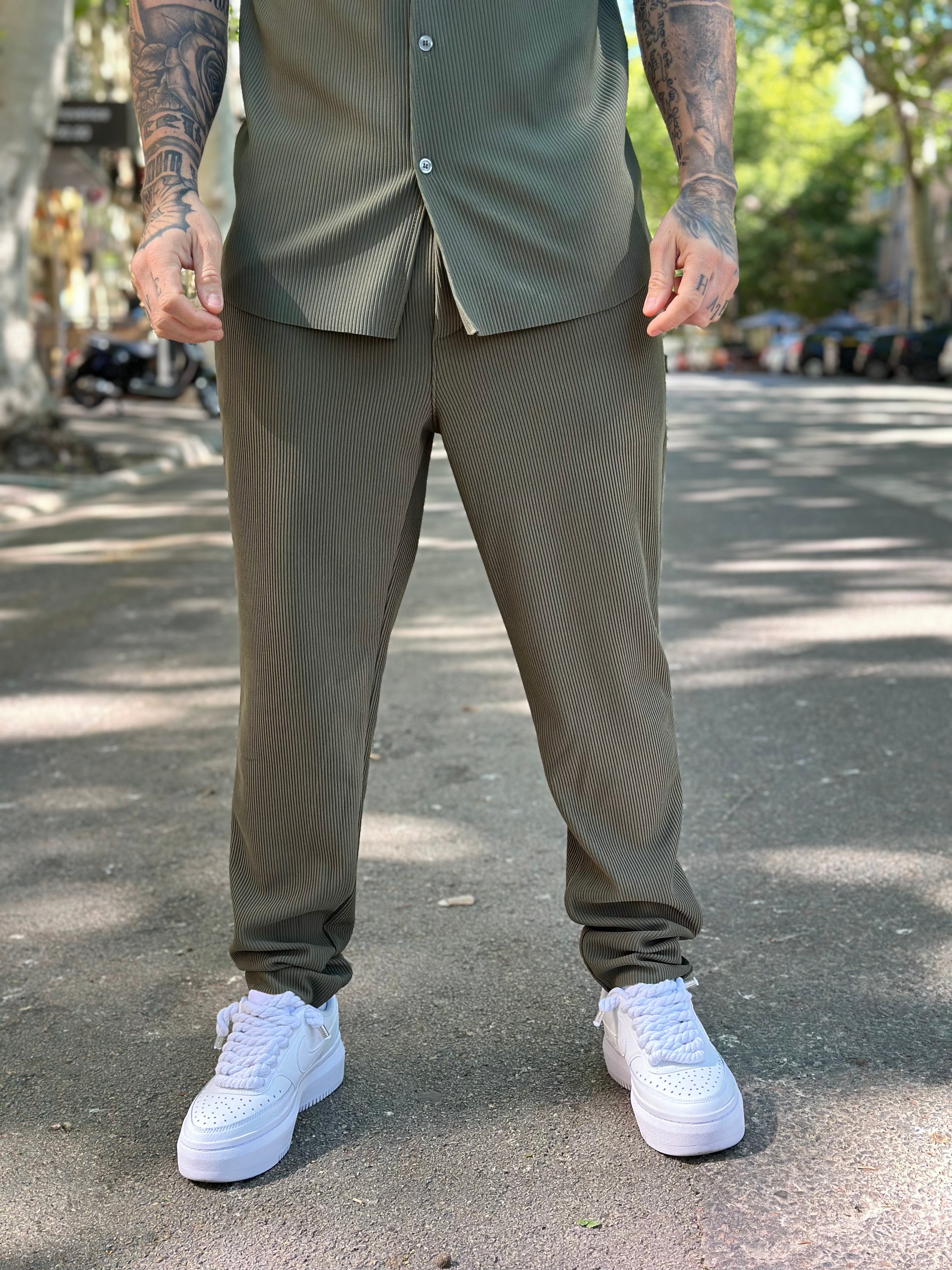 Ensemble Pablo Chemise pantalon Kaki