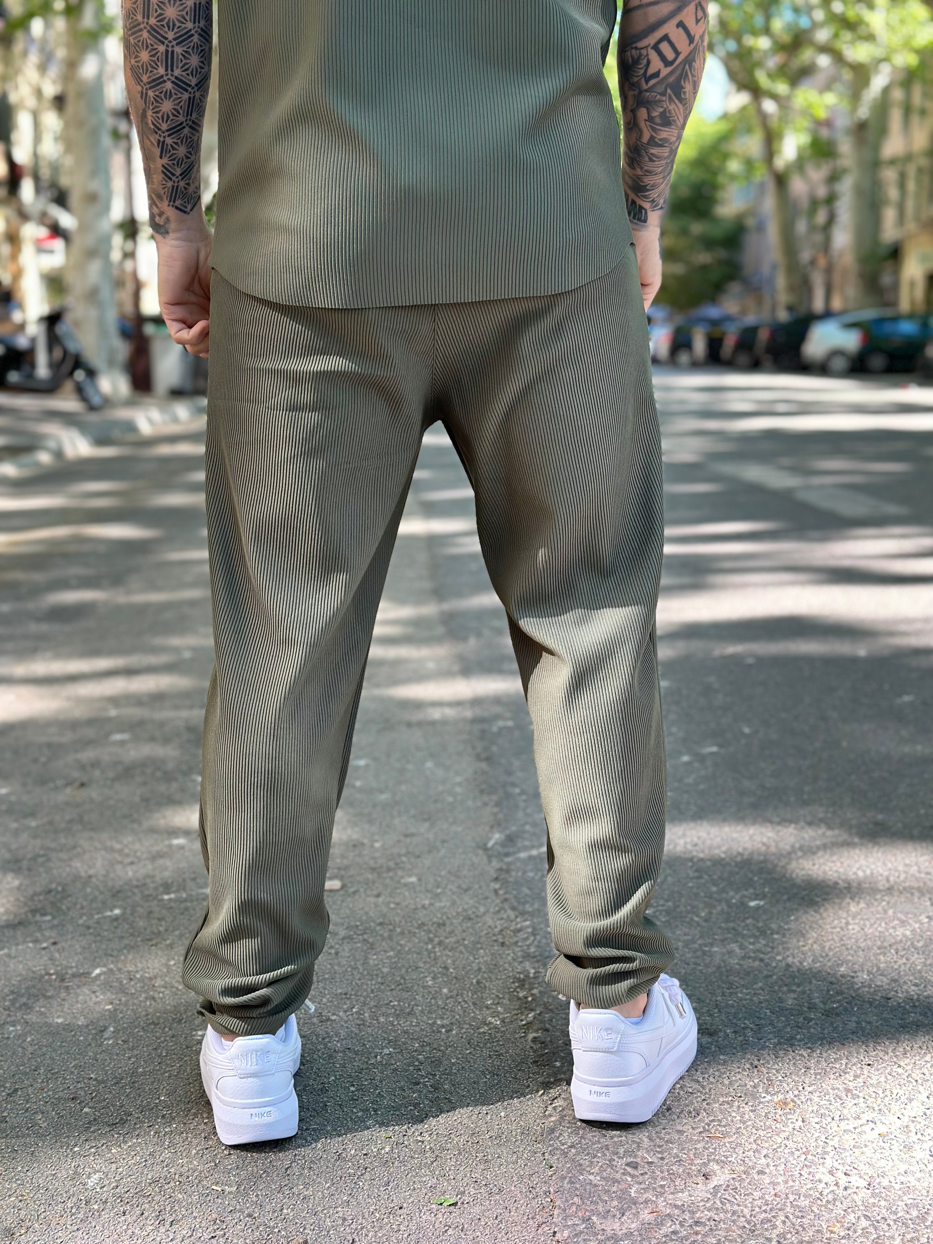 Ensemble Pablo Chemise pantalon Kaki