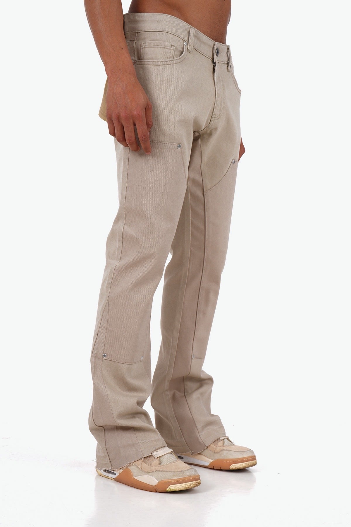 FLARE JEAN - BEIGE