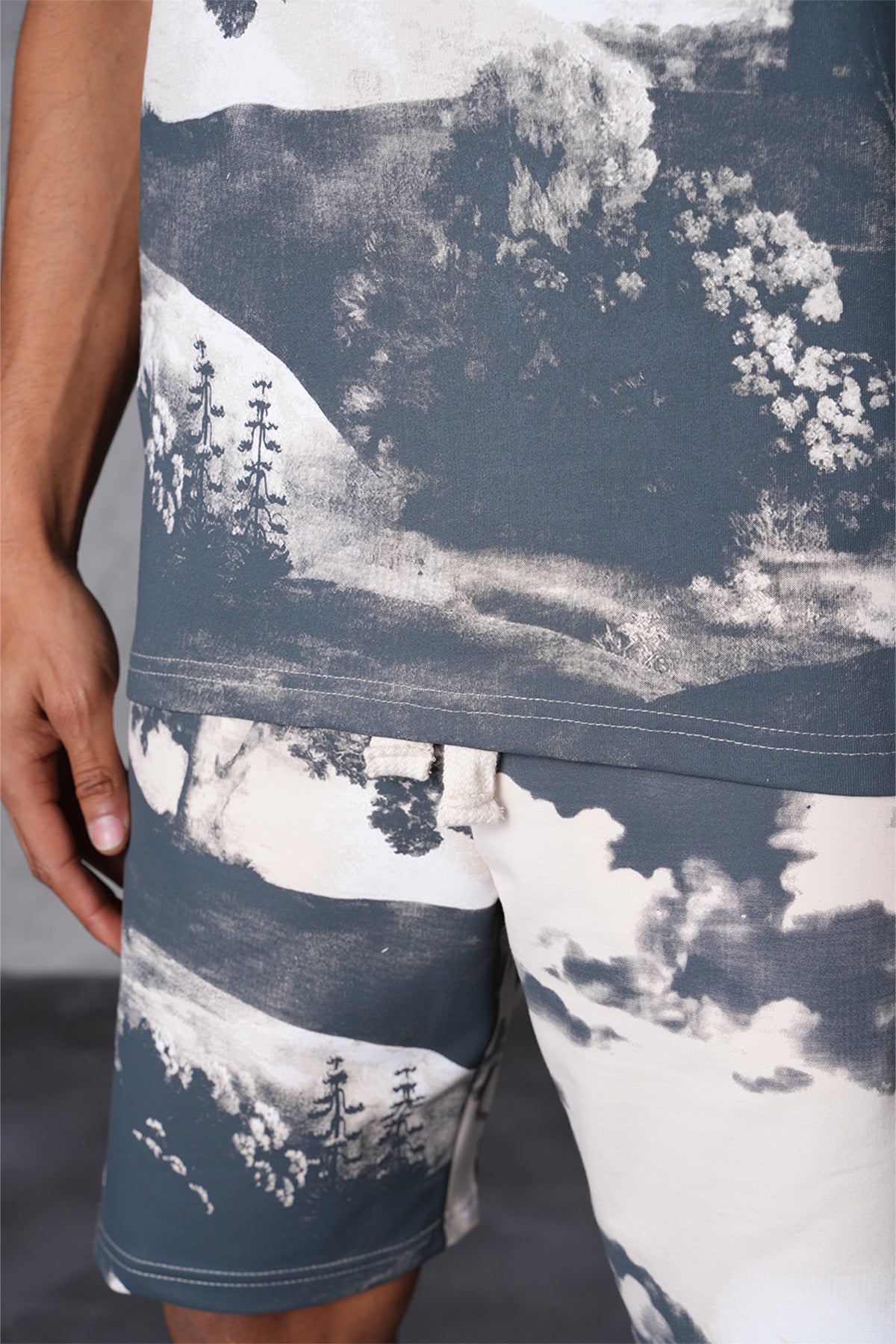 Ensemble short + t-shirt Wood