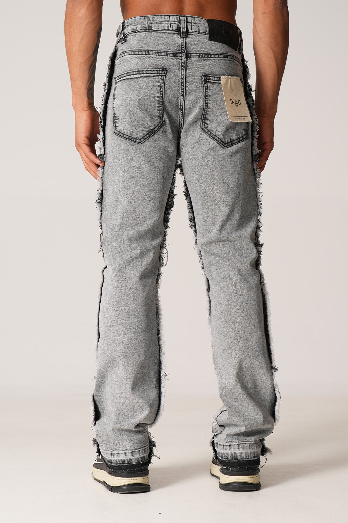 FLARE JEAN DESTROY- GRIS