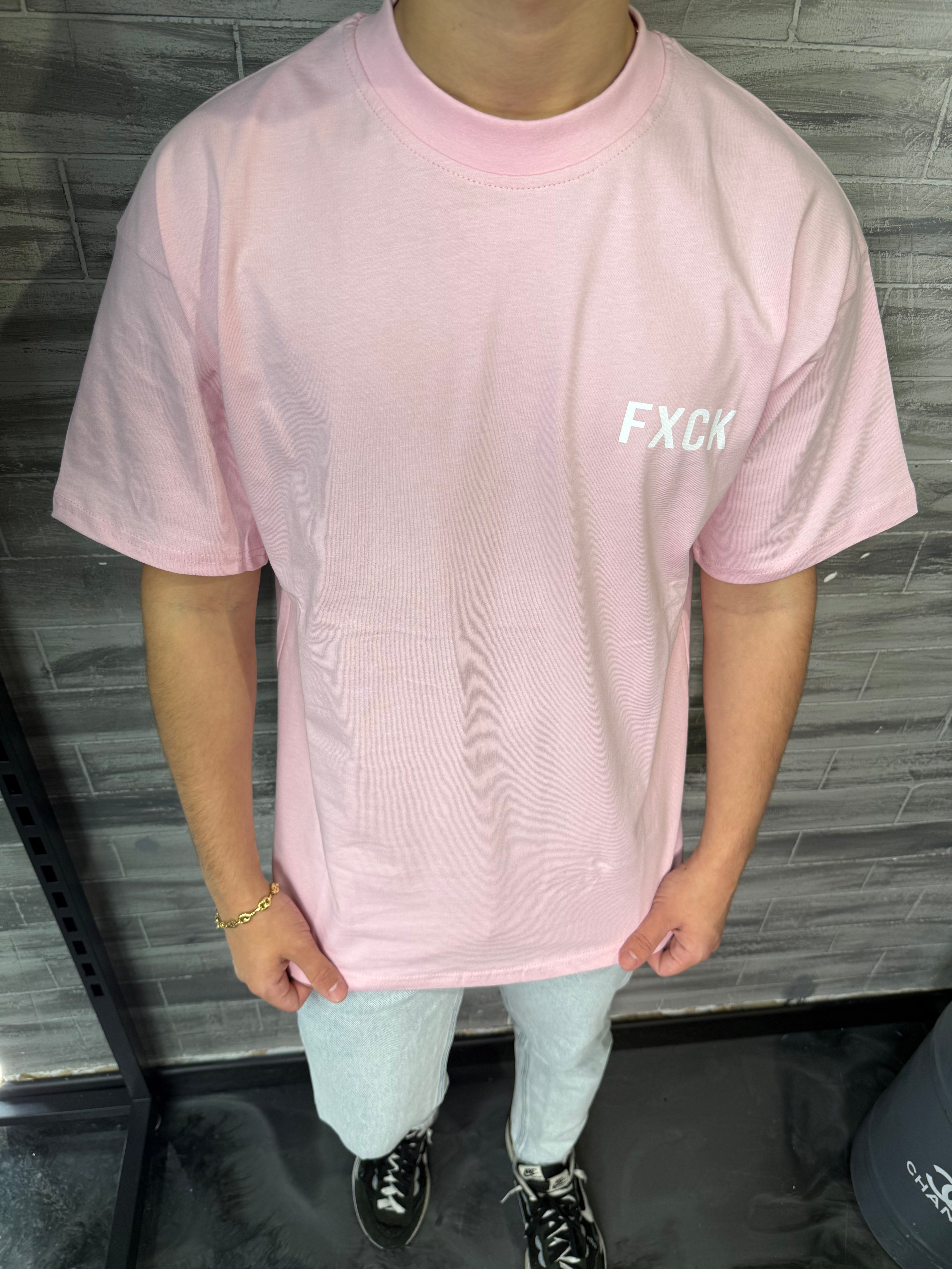 T-shirt Rose Fuck les marques
