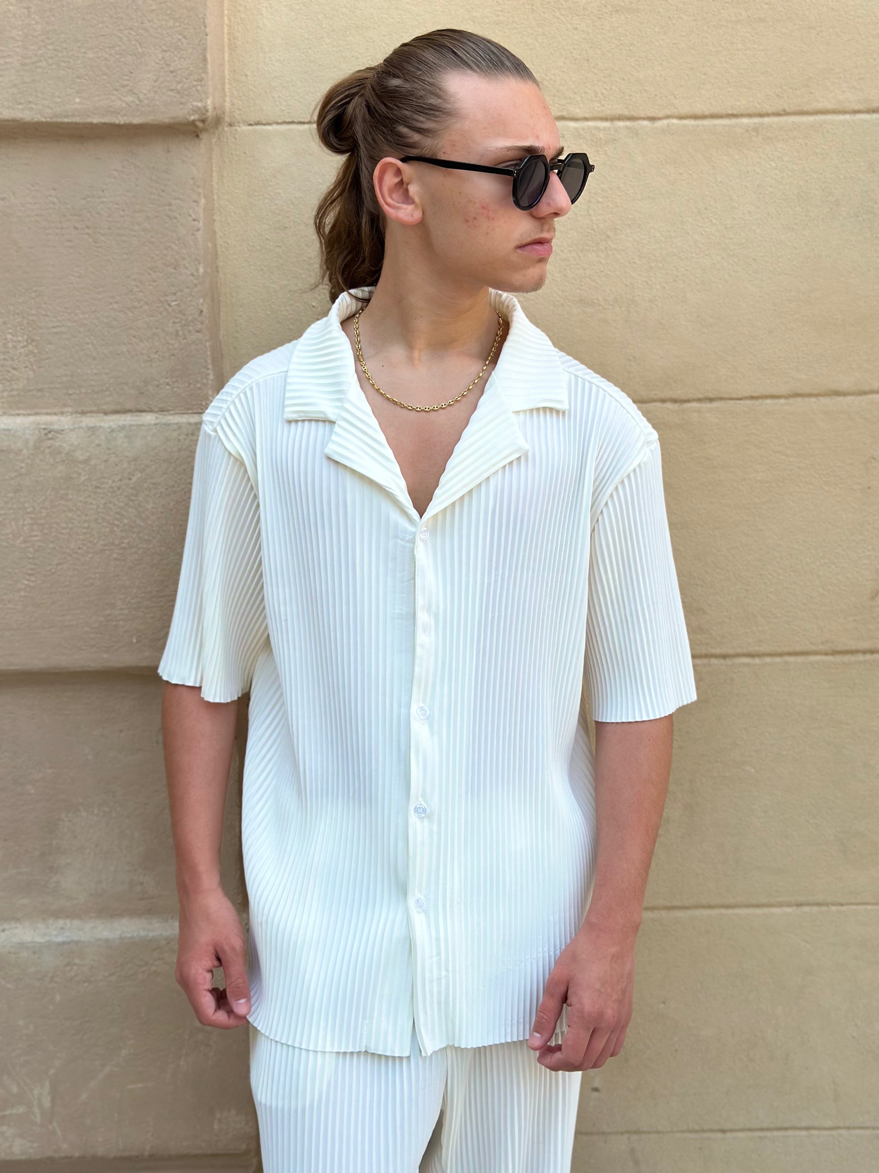 Ensemble Pablo Chemise pantalon Oversize Blanc