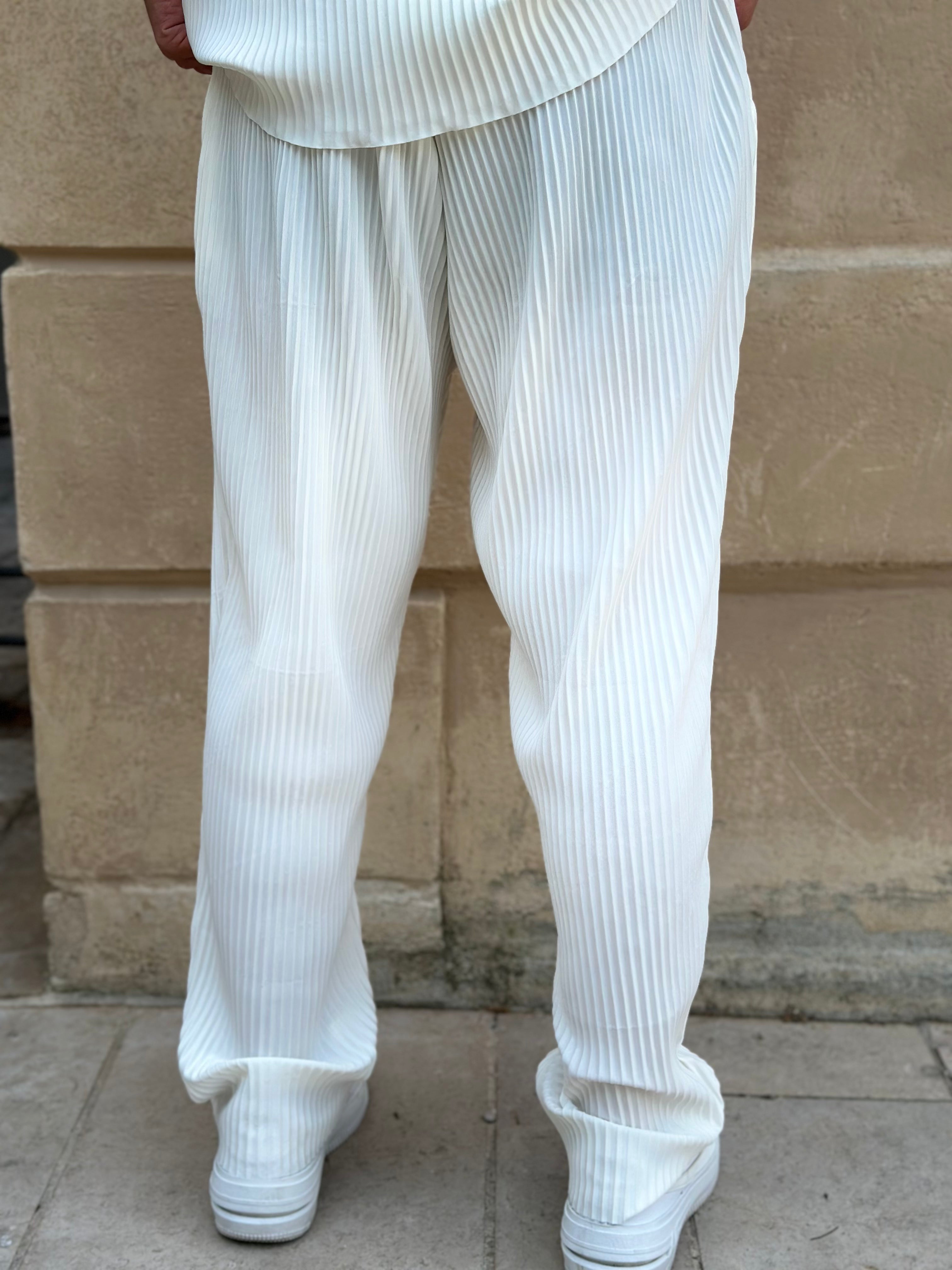 Ensemble Pablo Chemise pantalon Oversize Blanc