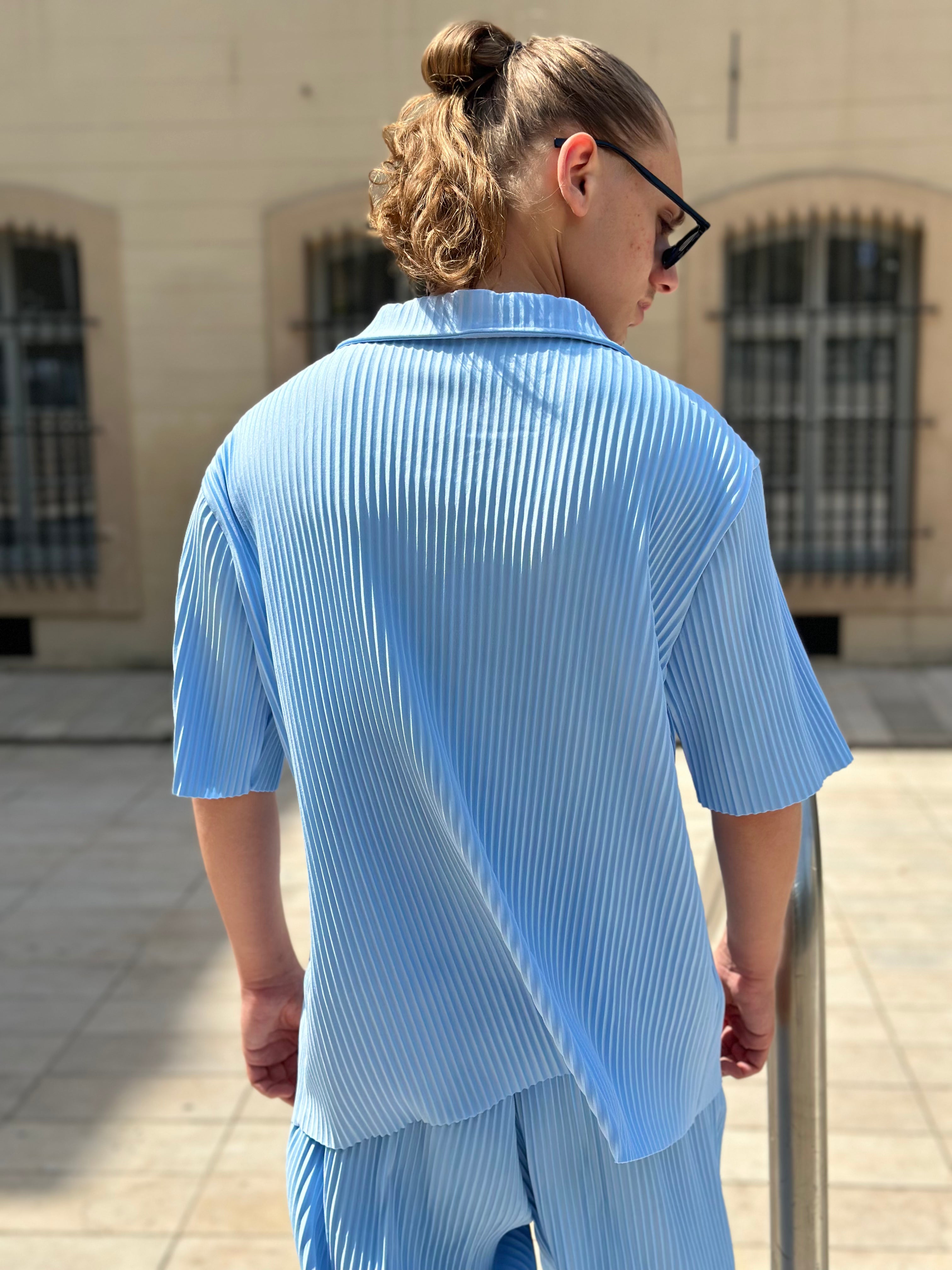 Ensemble Pablo Chemise pantalon Oversize Bleu