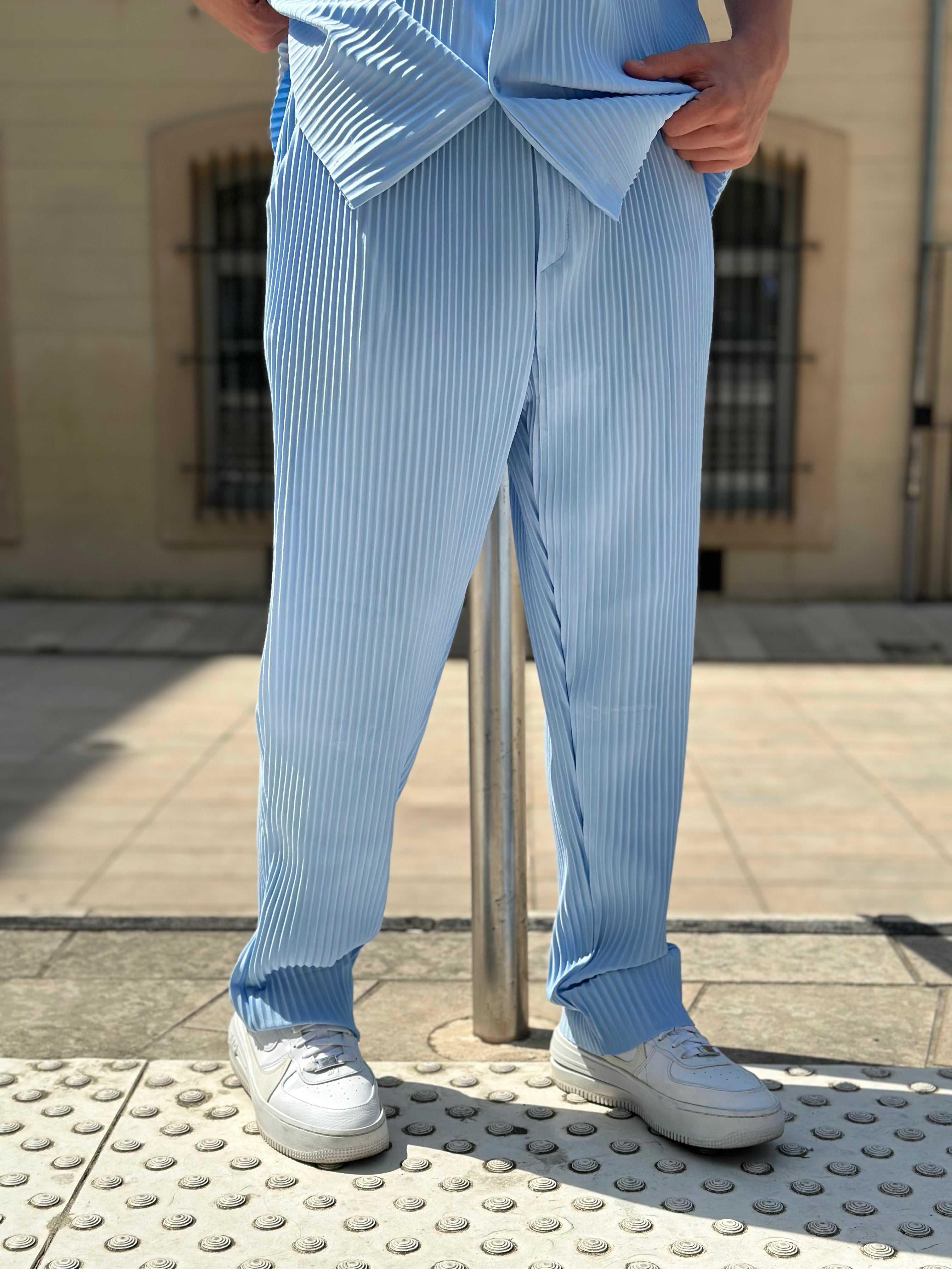 Ensemble Pablo Chemise pantalon Oversize Bleu