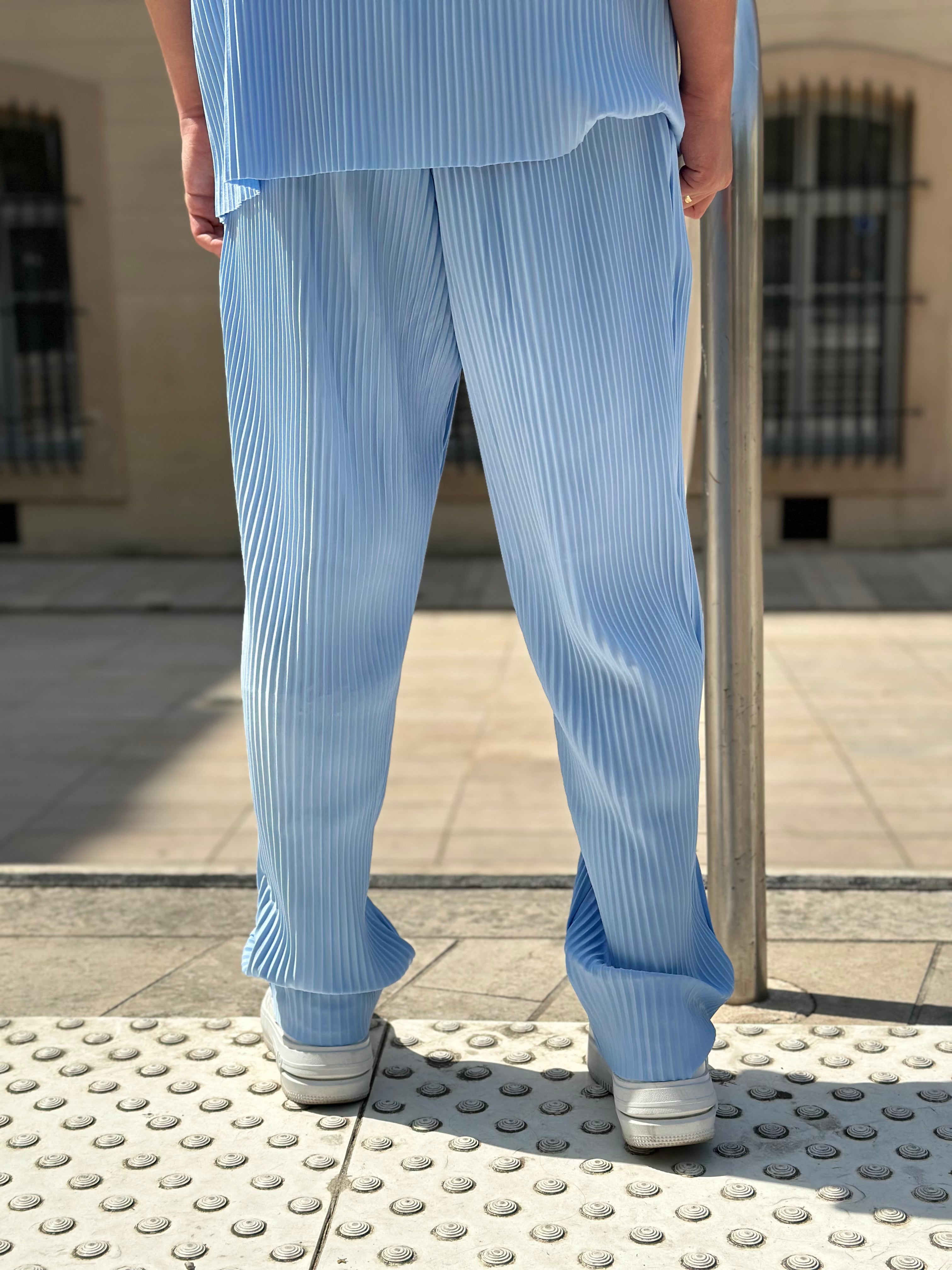 Ensemble Pablo Chemise pantalon Oversize Bleu