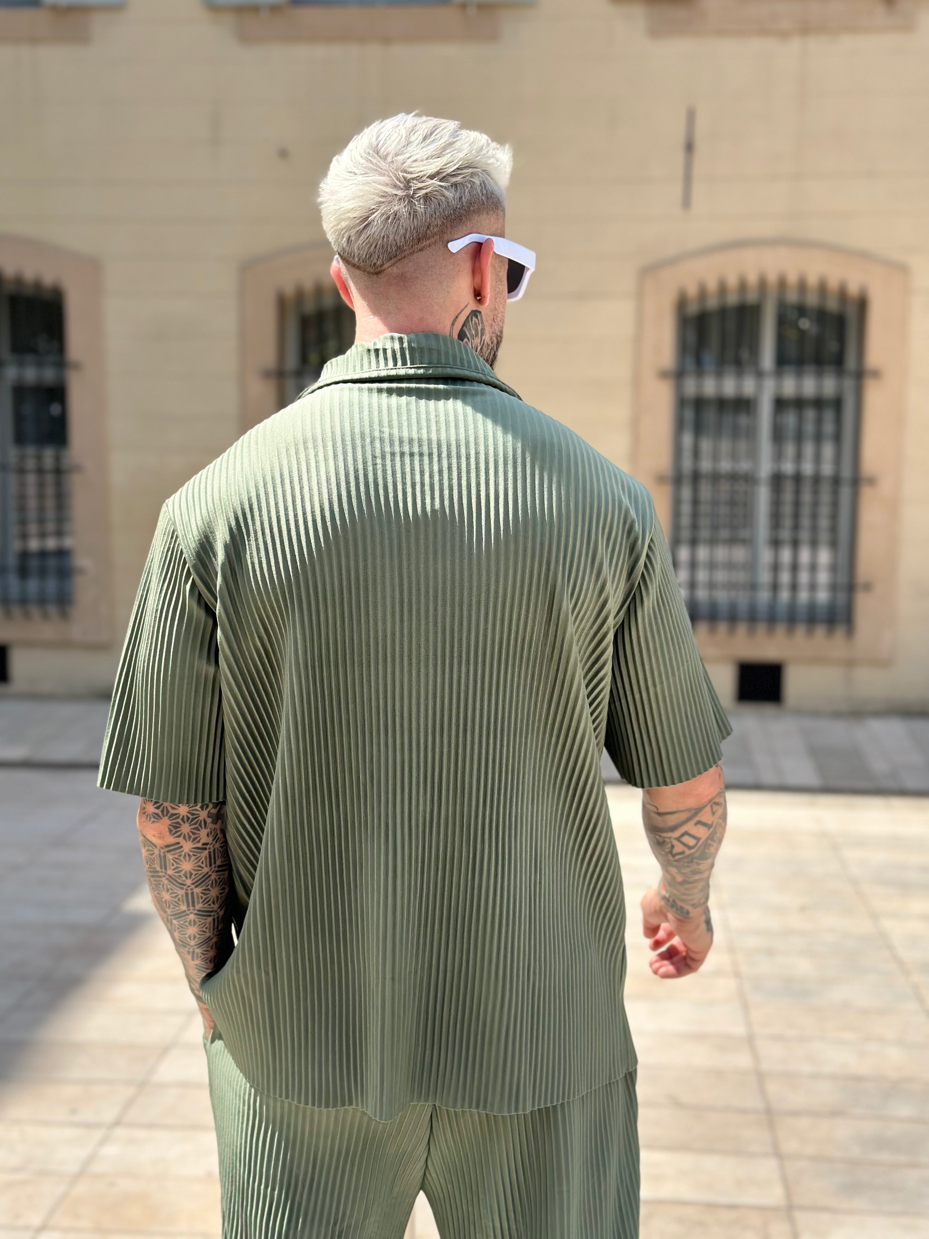 Ensemble Pablo Chemise pantalon Oversize Kaki